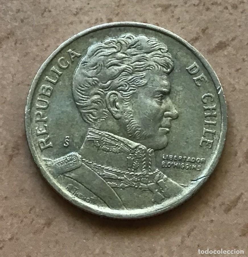 Monedas antiguas de Am&eacute;rica: 10 pesos de Chile. A&ntilde;o 1996 - Foto 2