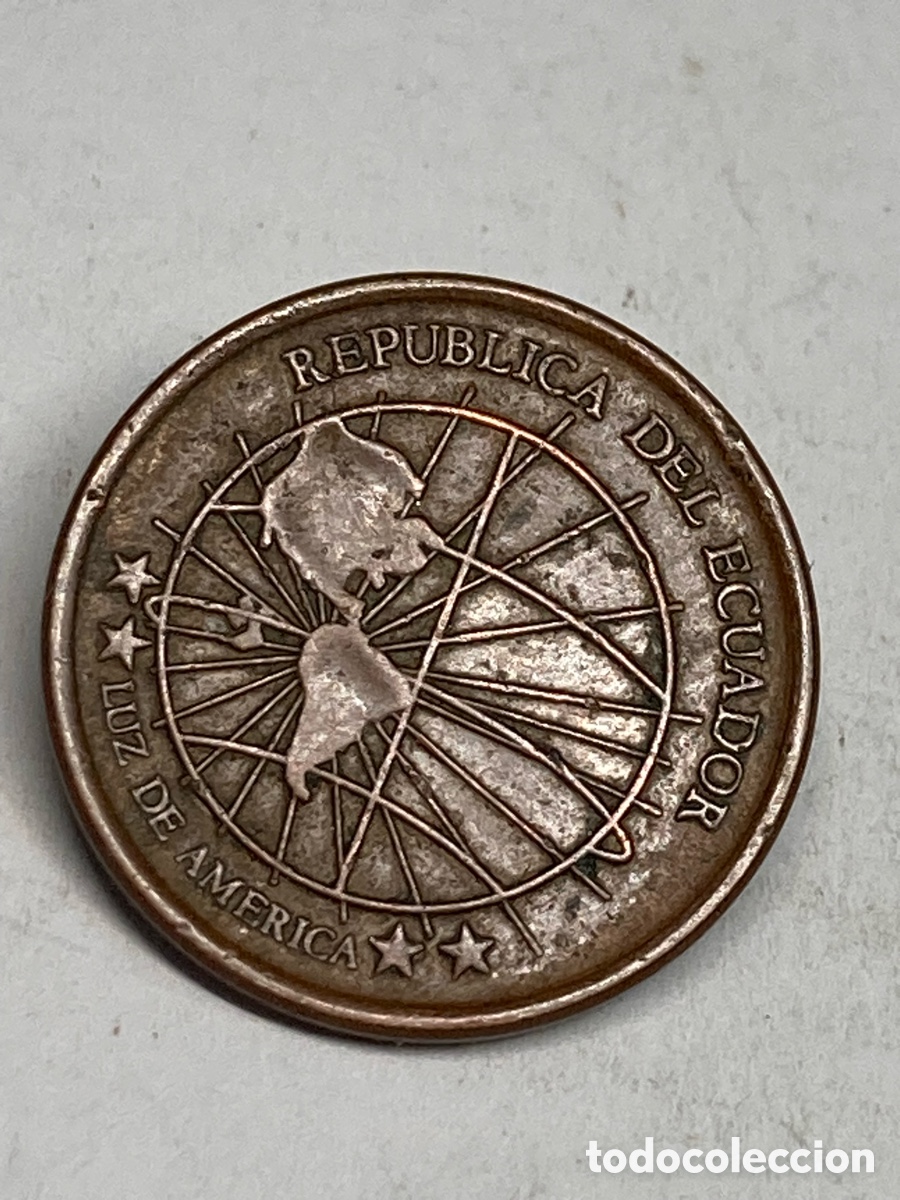 Monedas antiguas de Am&eacute;rica: Moneda 1 c&eacute;ntimos Ecuador 2003 X45 - Foto 2