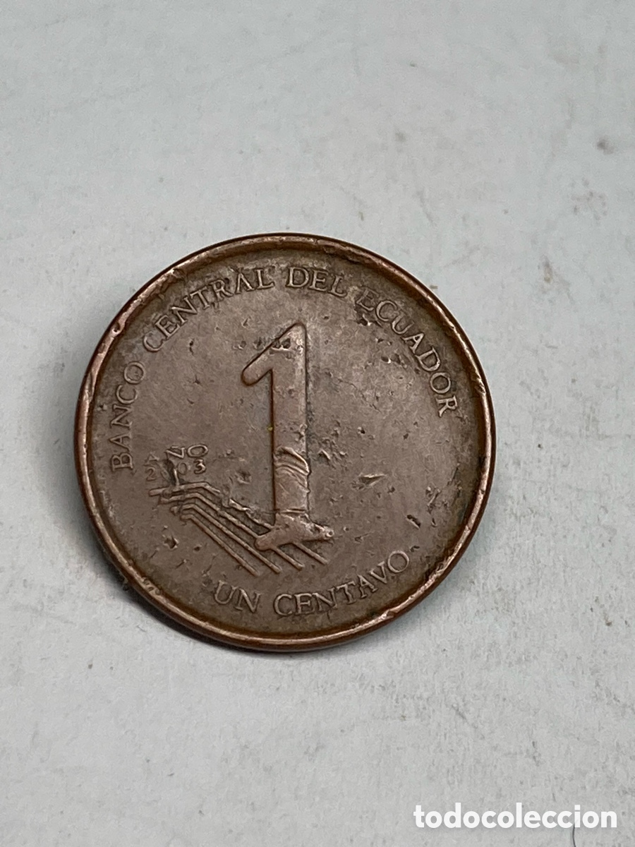 Monedas antiguas de Am&eacute;rica: Moneda 1 c&eacute;ntimos Ecuador 2003 X45 - Foto 1