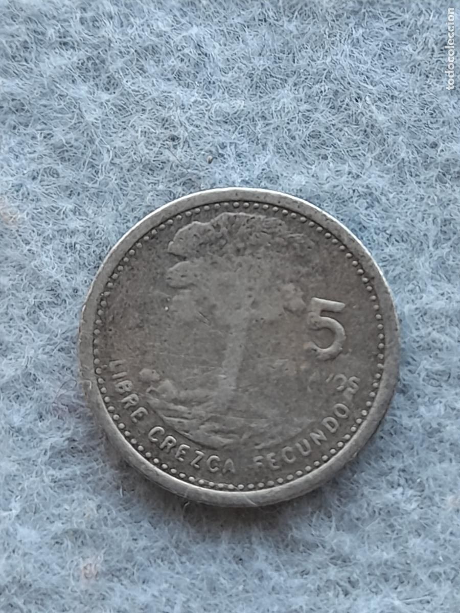 Monedas antiguas de Am&eacute;rica: Guatemala. 5 Centavos. A&ntilde;o 1978. - Foto 1