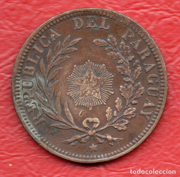 Monedas antiguas de Am&eacute;rica: PARAGUAY - 4 CENTESIMOS 1870 - Foto 1
