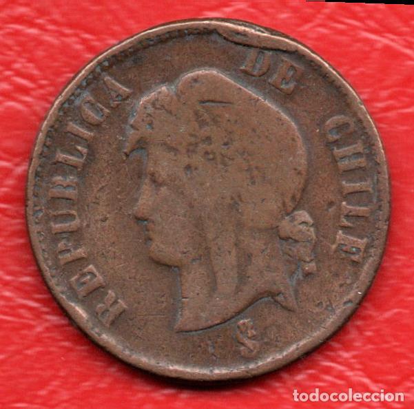 Monedas antiguas de Am&eacute;rica: CHILE - 2 1/2 CENTAVOS 1898 - Foto 1