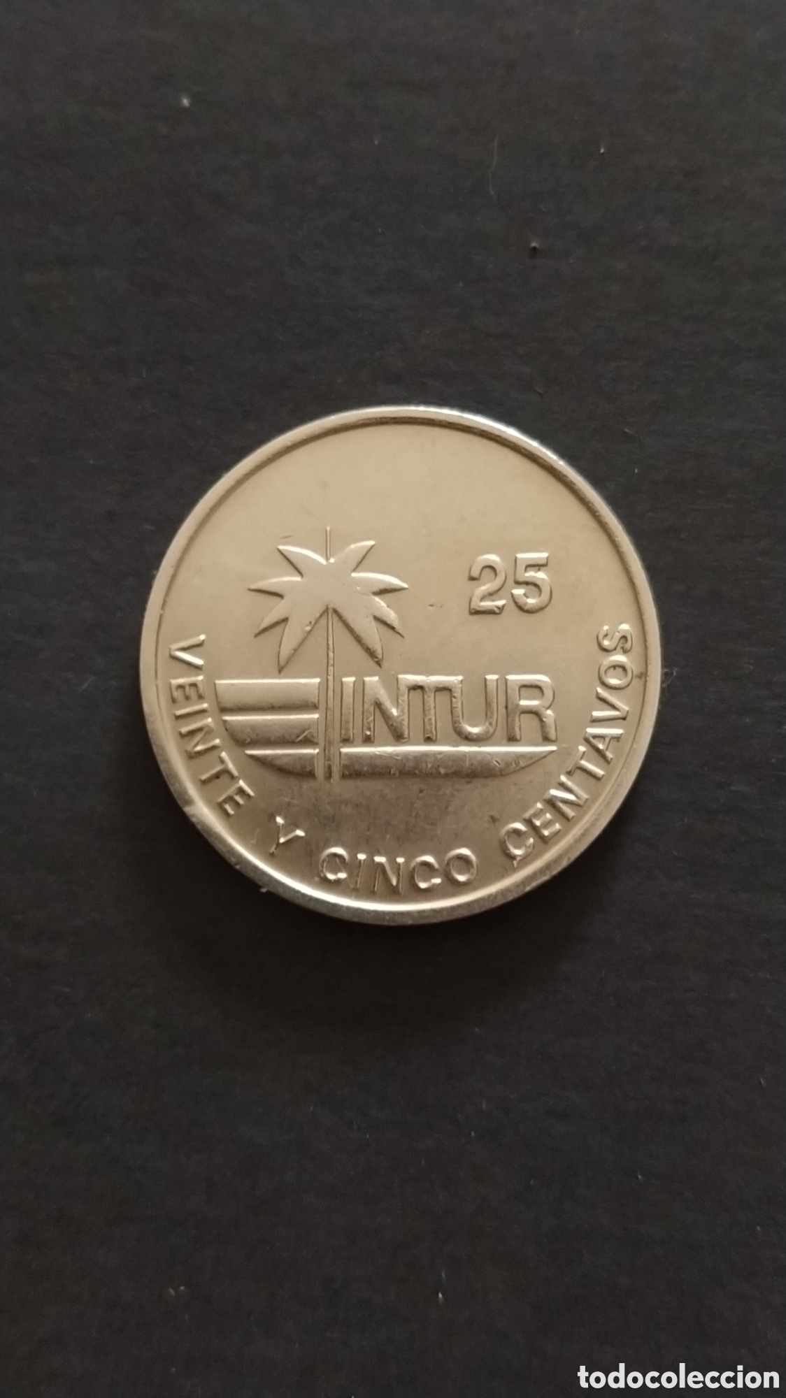 Monedas antiguas de Am&eacute;rica: 25 Cts Cuba 1989 EBC - Foto 1