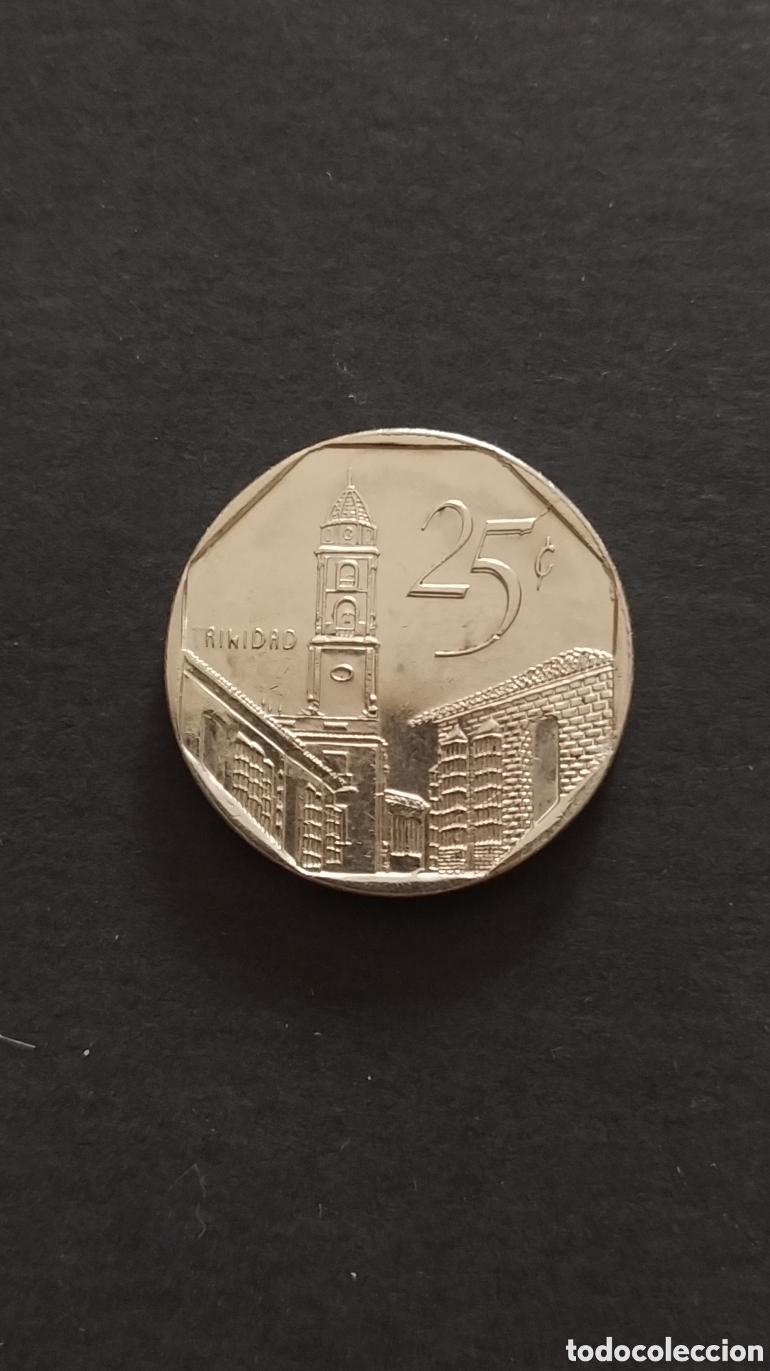 Monedas antiguas de Am&eacute;rica: 25 Cts Cuba 2000 MBC - Foto 2