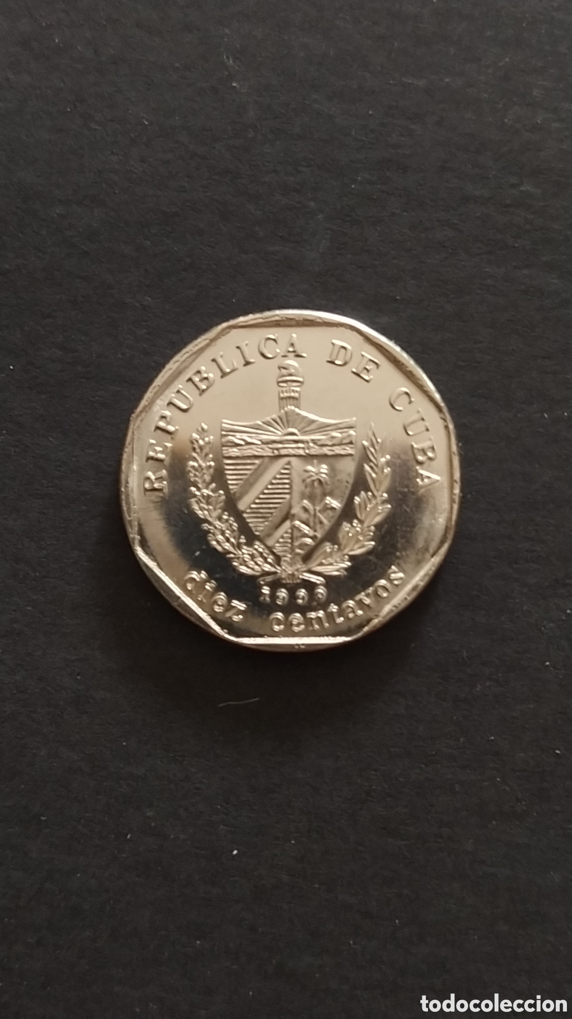 Monedas antiguas de Am&eacute;rica: 10 Cts Cuba 1999 MBC - Foto 1