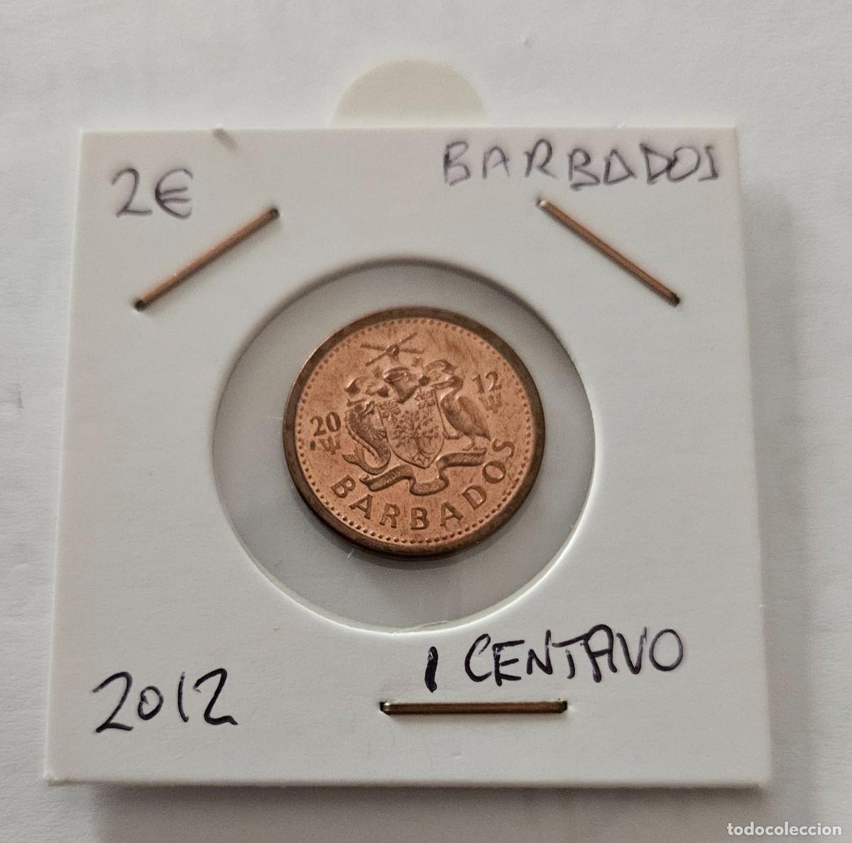 Monedas antiguas de Am&eacute;rica: MONEDA DE BARBADOS 2012 &rdquo;1 CENTAVO&rdquo; - Foto 1