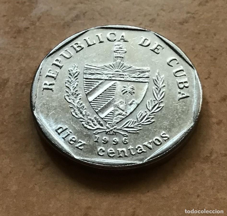 Monedas antiguas de Am&eacute;rica: 10 centavos de Cuba. A&ntilde;o 1996 - Foto 1