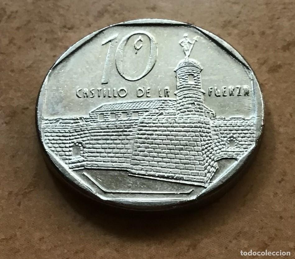 Monedas antiguas de Am&eacute;rica: 10 centavos de Cuba. A&ntilde;o 1996 - Foto 2