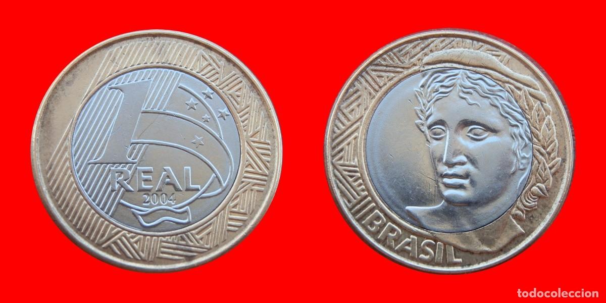 Monedas antiguas de Am&eacute;rica: 1 REAL 2004 BRASIL-111410 - Foto 1