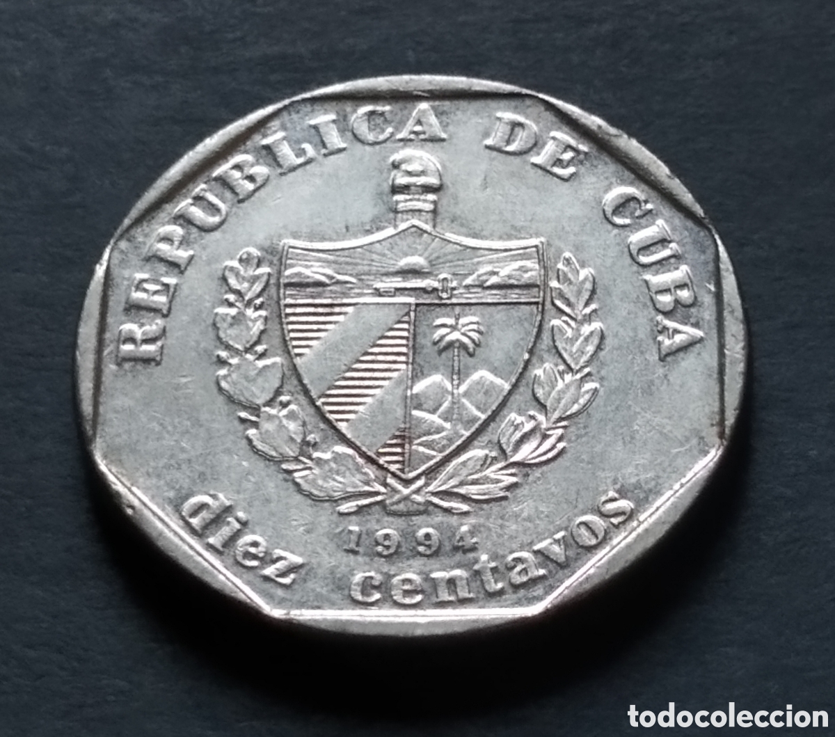 Monedas antiguas de Am&eacute;rica: MONEDA - CUBA 10 CENTAVOS 1994 - Foto 4