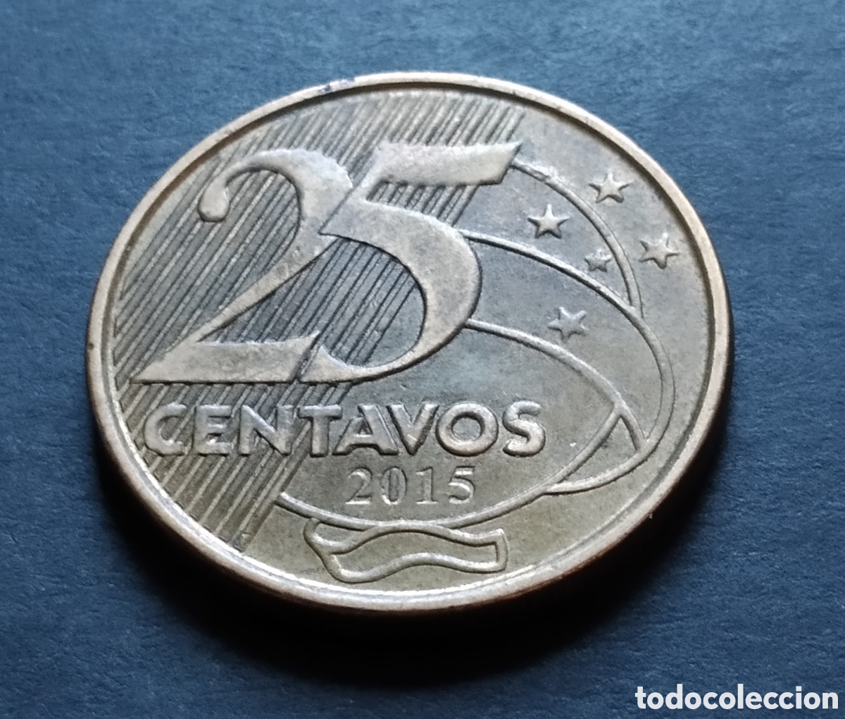 Monedas antiguas de Am&eacute;rica: MONEDA - BRASIL 25 CENTAVOS 2015 - Foto 3