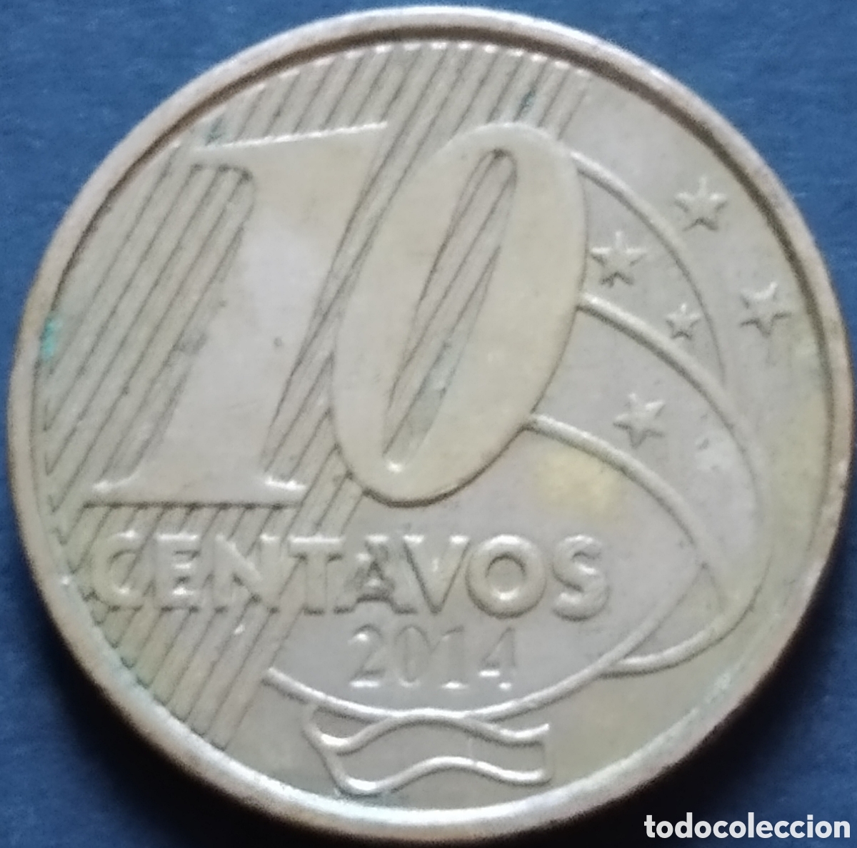 Monedas antiguas de Am&eacute;rica: MONEDA - BRASIL 10 CENTAVOS 2014 - Foto 1