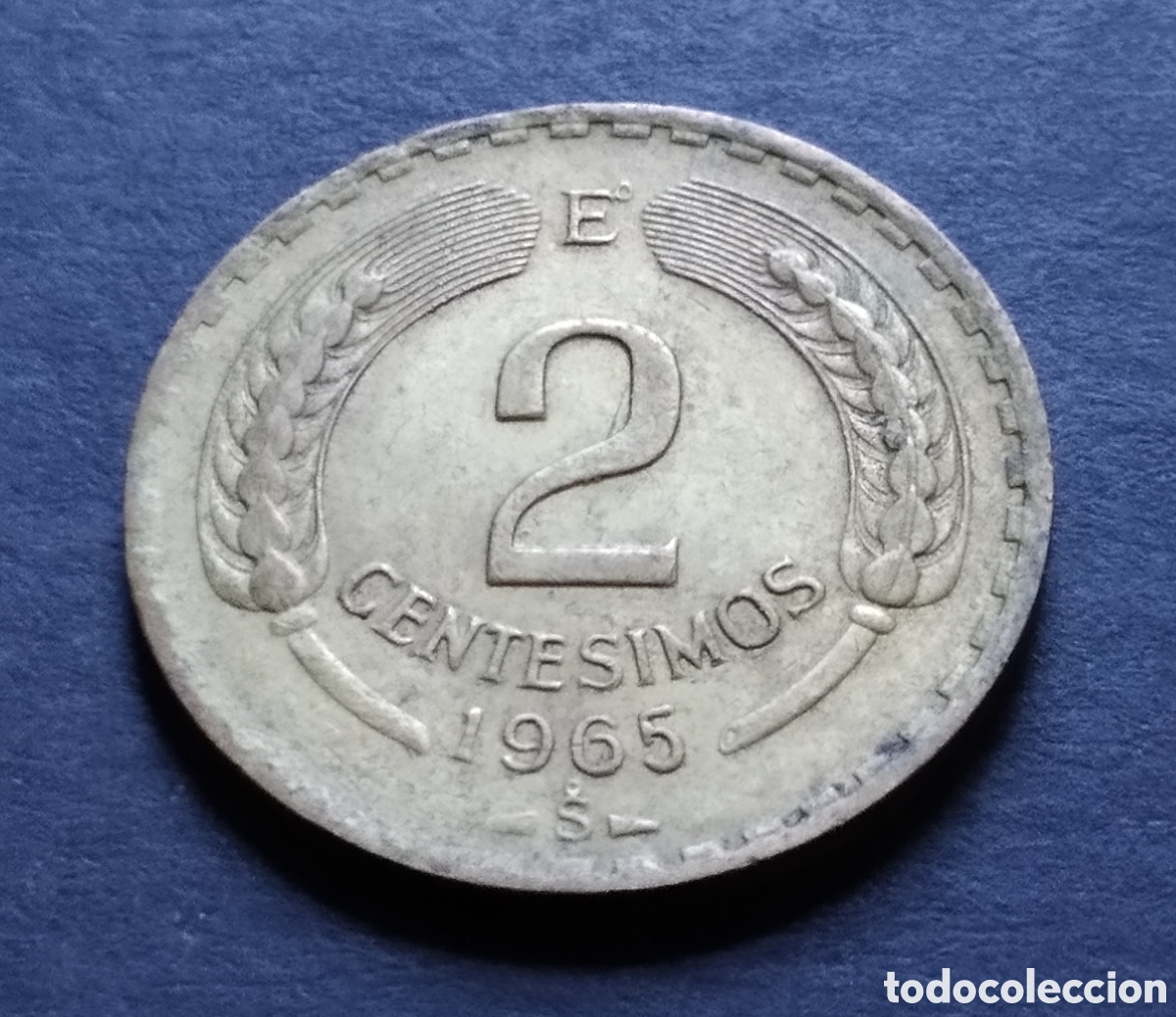 Monedas antiguas de Am&eacute;rica: MONEDA - CHILE 2 CENTESIMOS 1965 - Foto 3