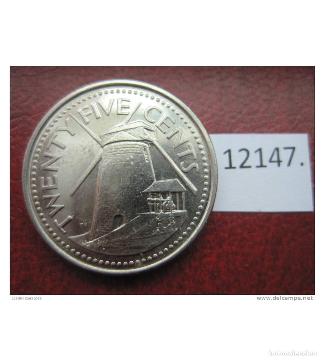 Monedas antiguas de Am&eacute;rica: Barbados 25 centimos 2008 - Foto 1
