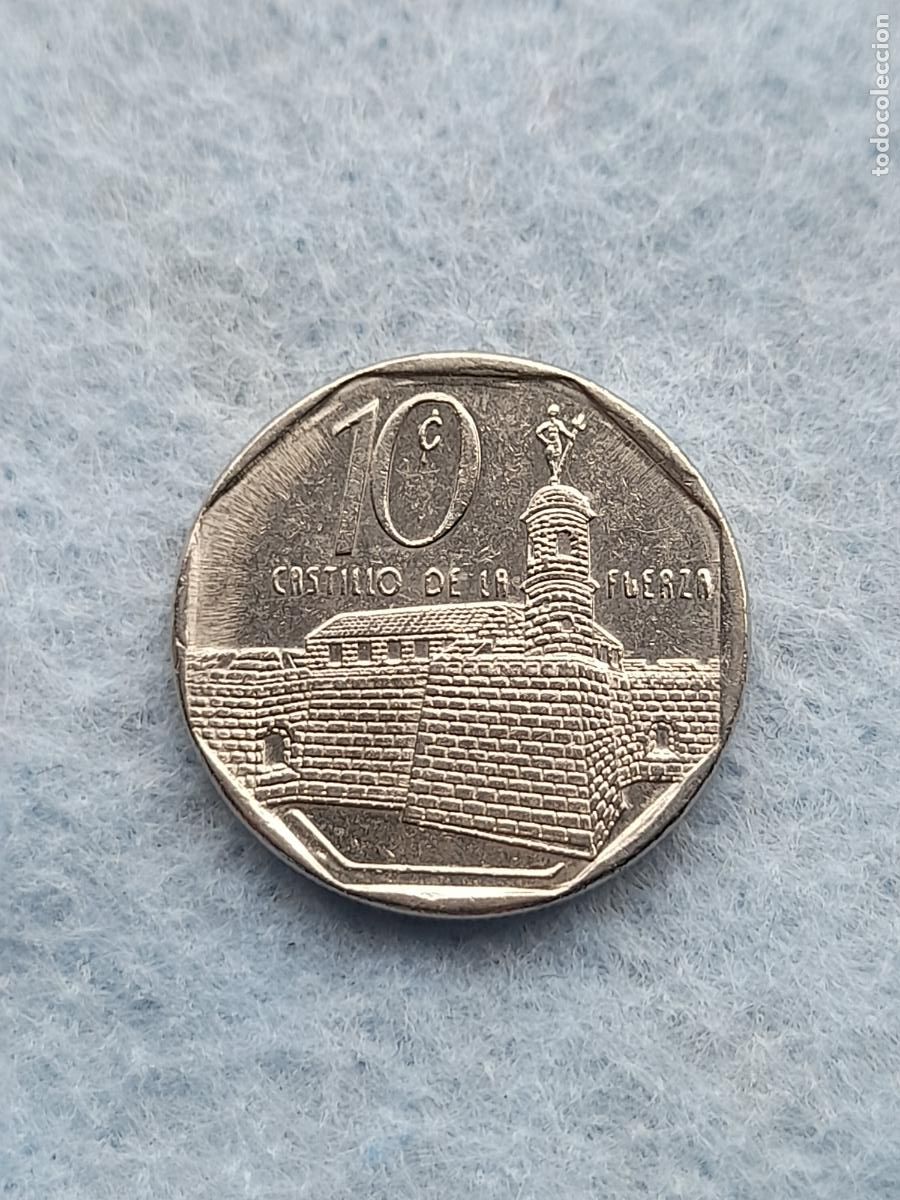 Monedas antiguas de Am&eacute;rica: Cuba. 10 Centavos. A&ntilde;o 2000. - Foto 2