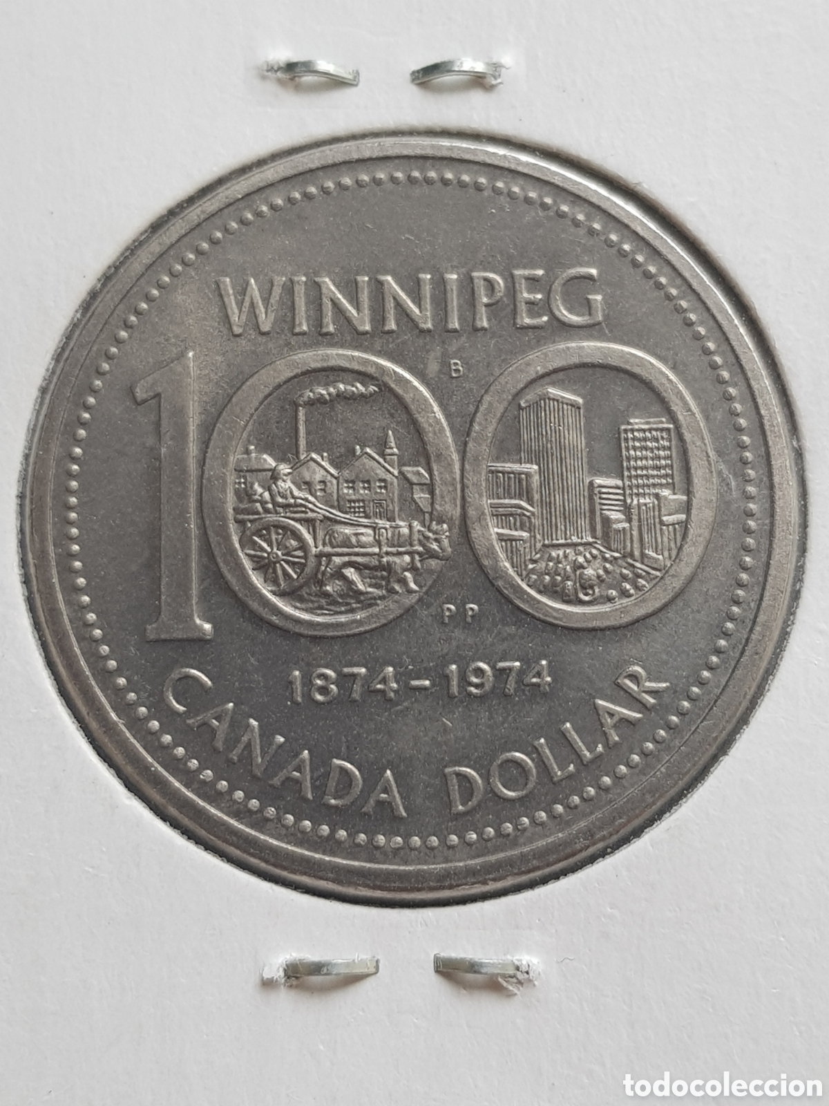 Monedas antiguas de Am&eacute;rica: 1 Dolar 1974 Canad&aacute; Dollar - Foto 1