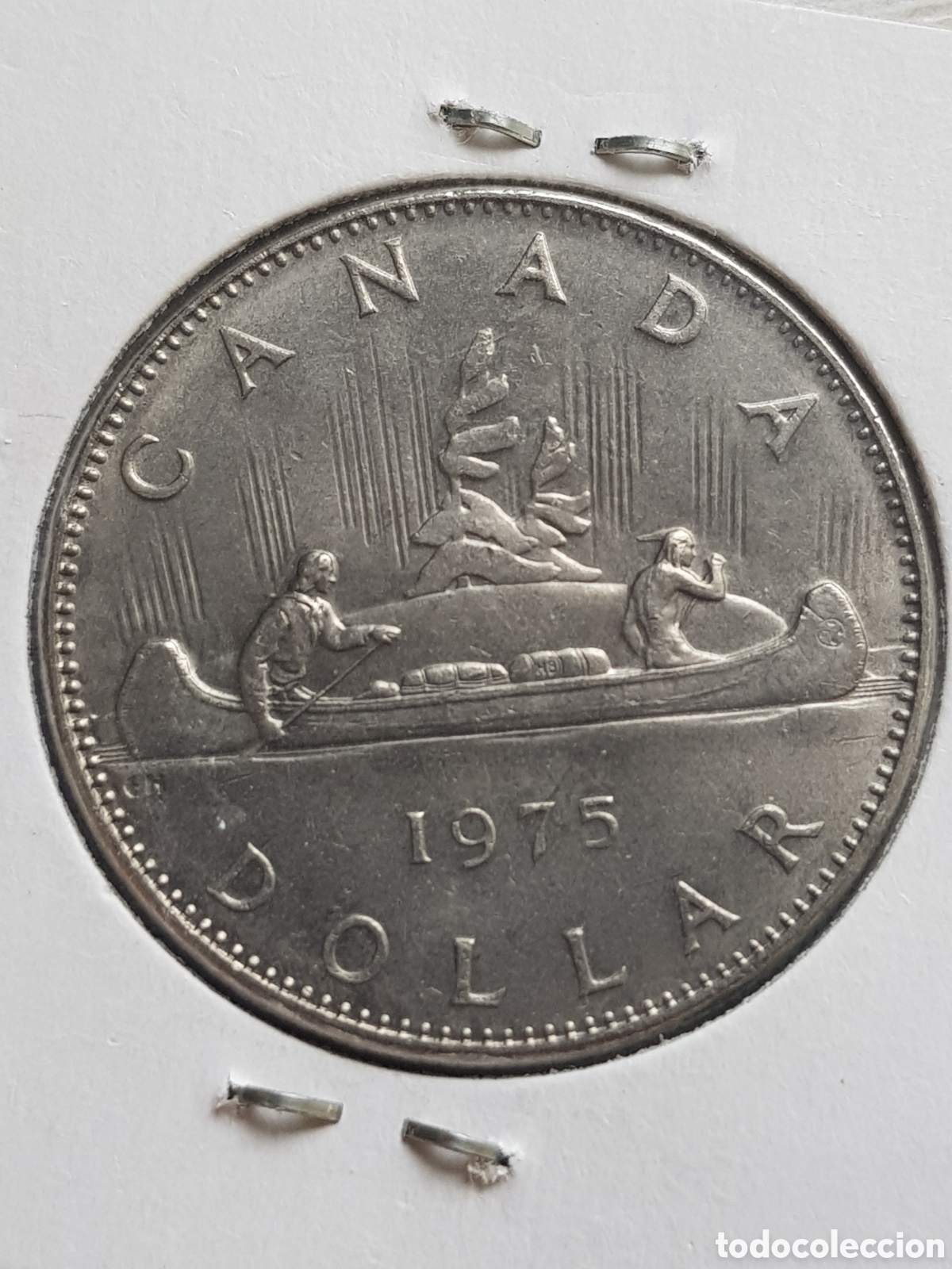 Monedas antiguas de Am&eacute;rica: 1 Dolar 1975 Canad&aacute; Dollar - Foto 1