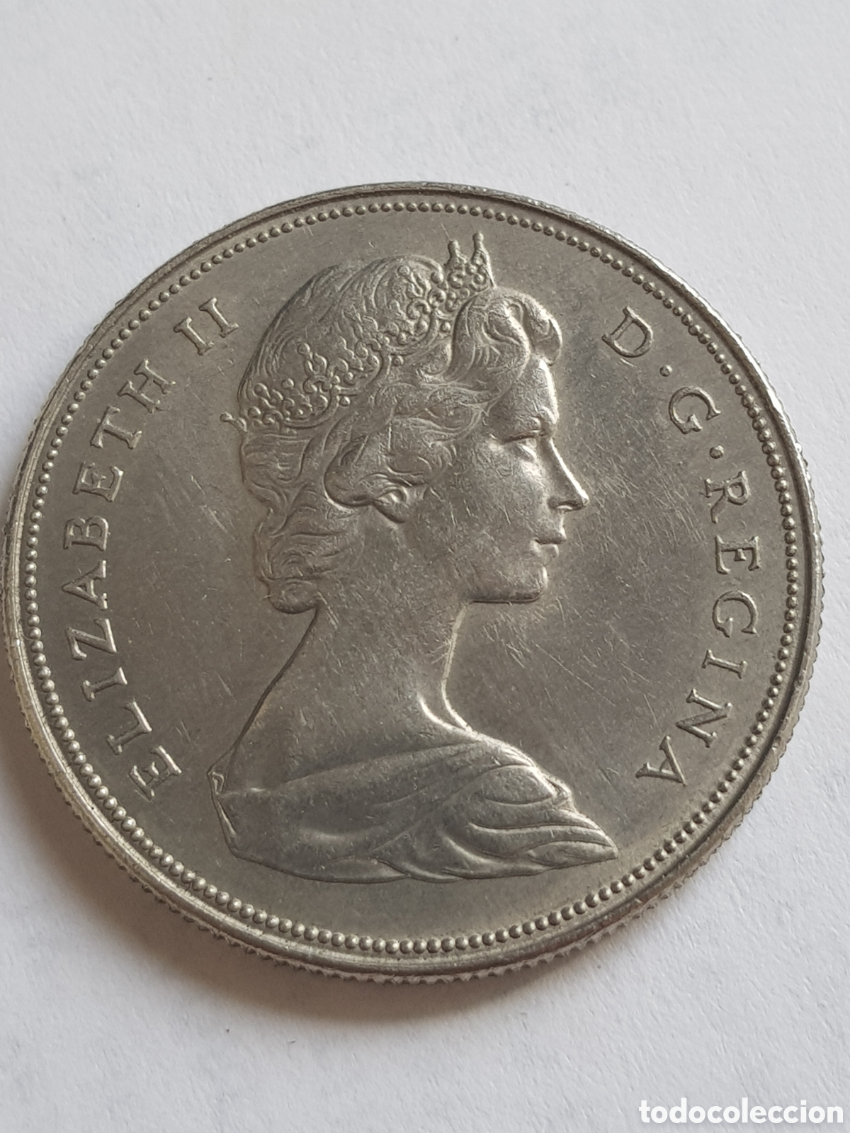 Monedas antiguas de Am&eacute;rica: 1 Dolar 1968 Canad&aacute; Dollar - Foto 4