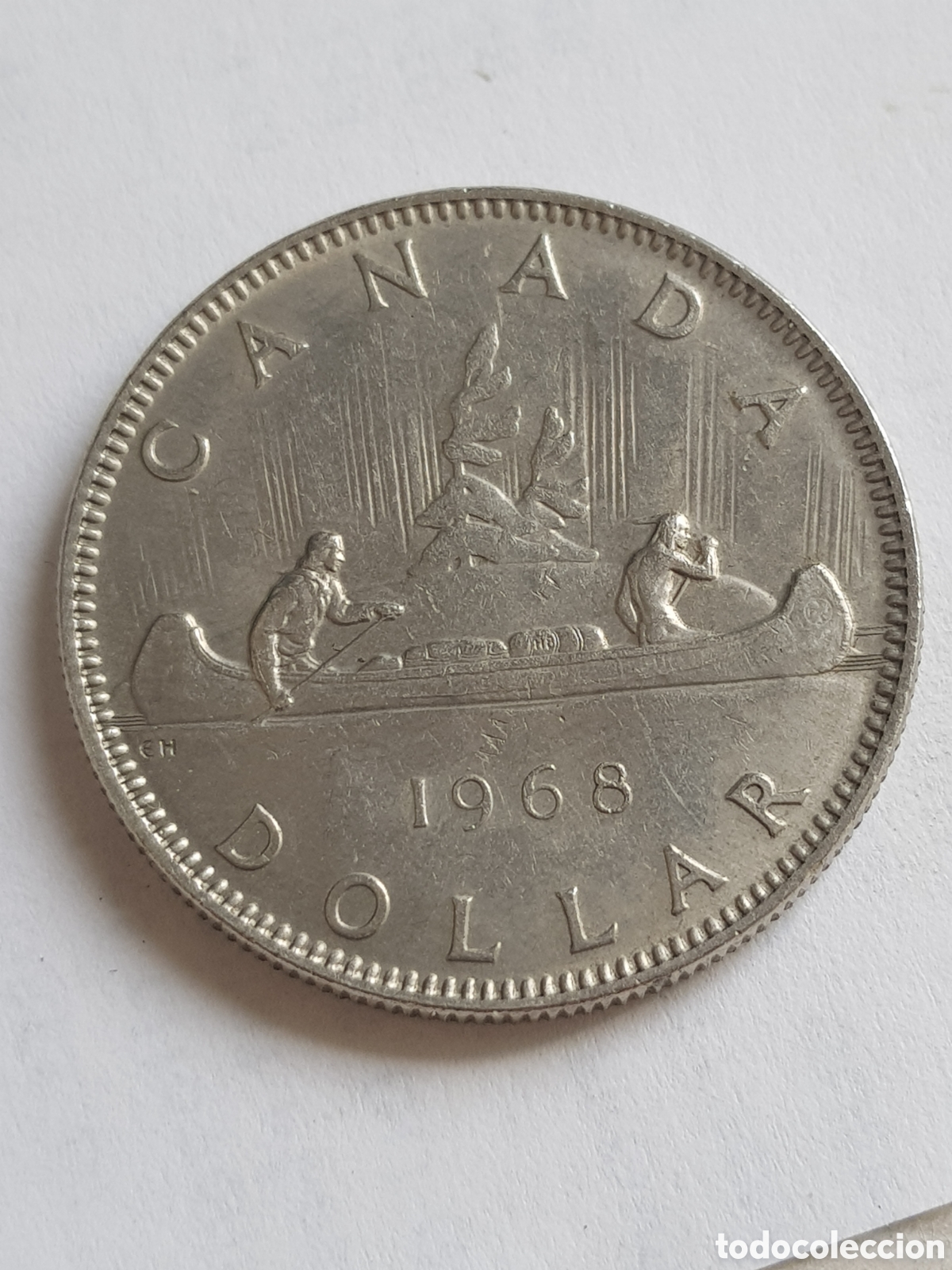 Monedas antiguas de Am&eacute;rica: 1 Dolar 1968 Canad&aacute; Dollar - Foto 1