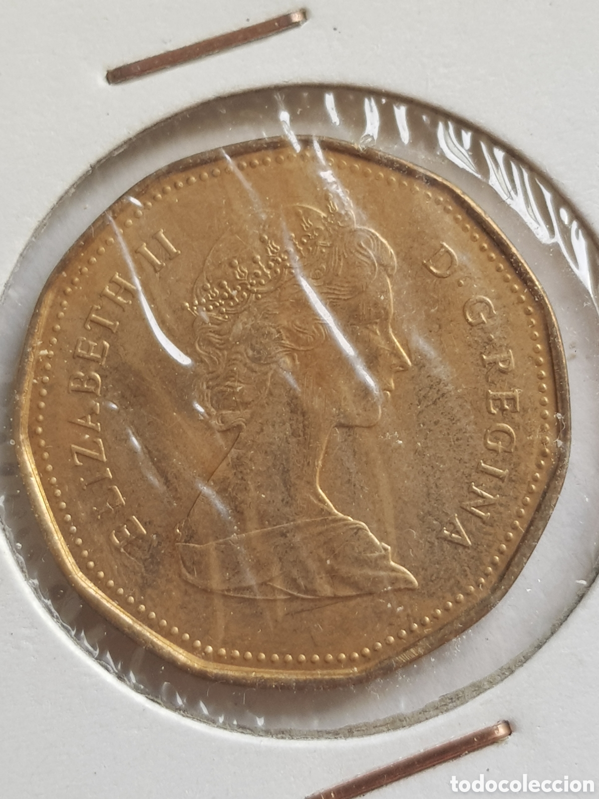 Monedas antiguas de Am&eacute;rica: 1 Dolar 1989 Canad&aacute; Dollar - Foto 3