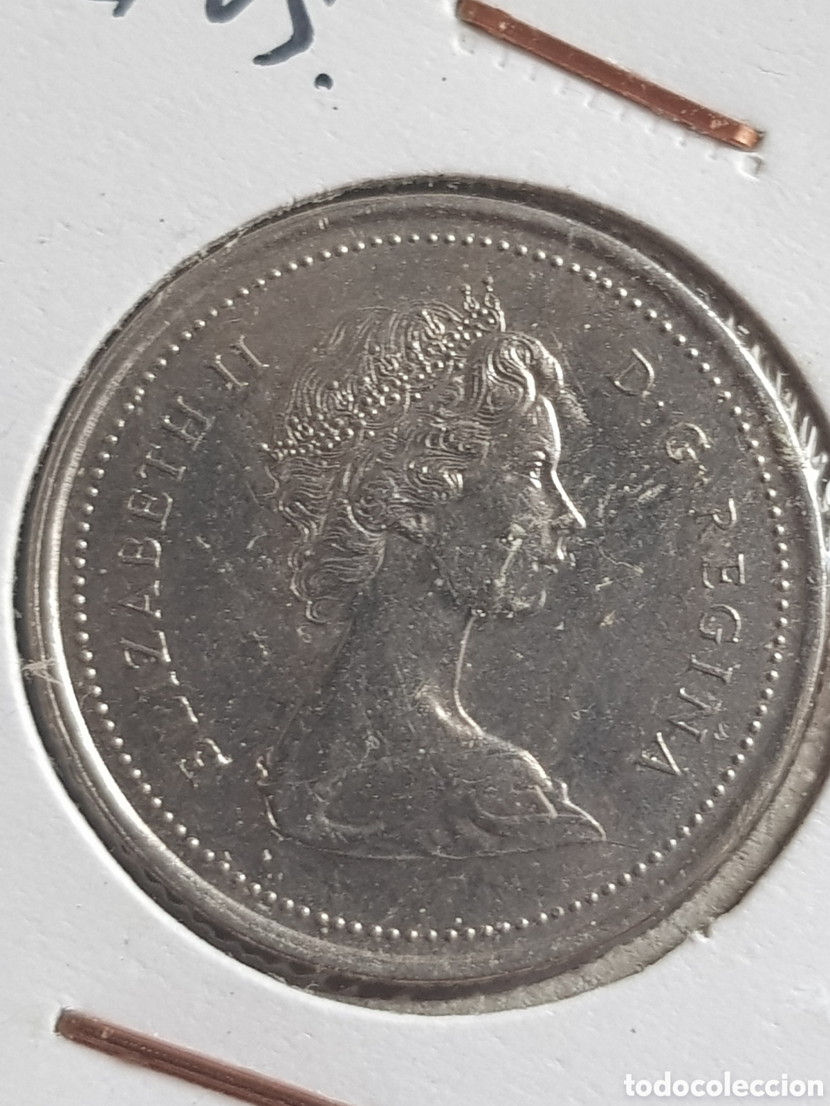Monedas antiguas de Am&eacute;rica: 25 cents 1973 Canad&aacute; Dollar - Foto 1