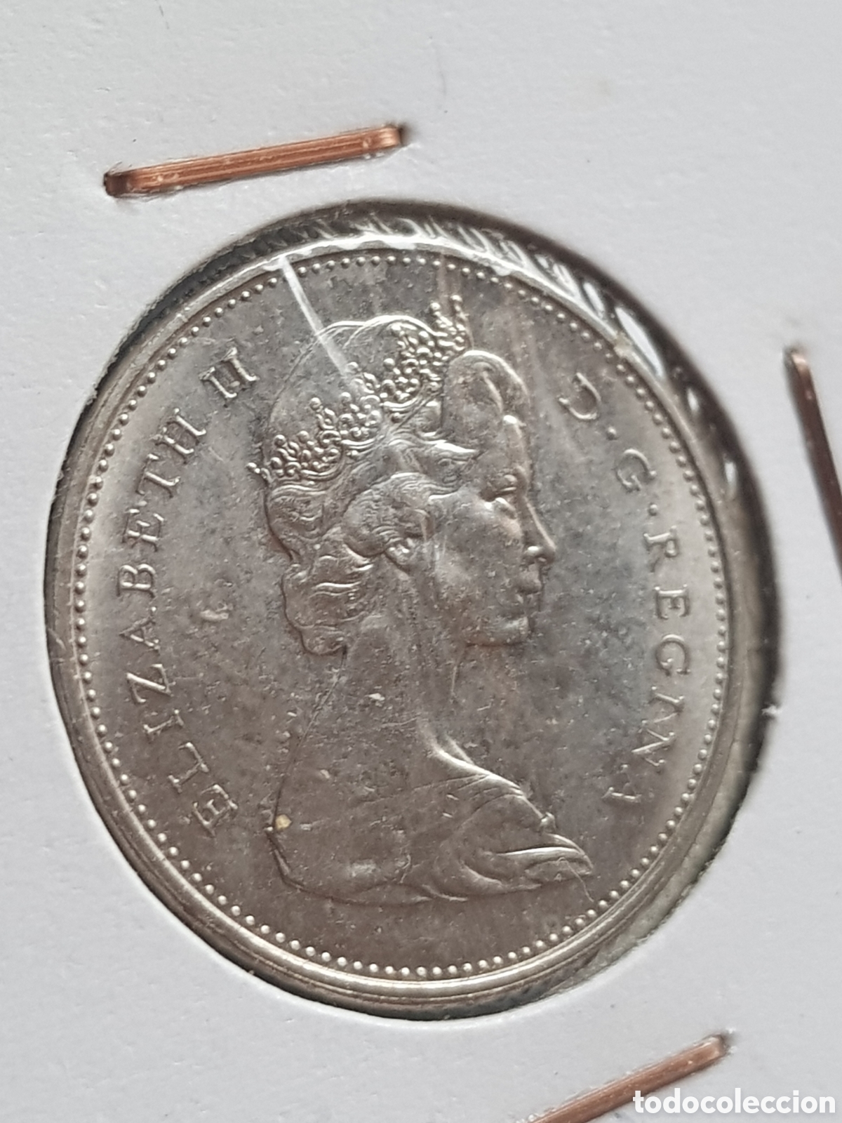 Monedas antiguas de Am&eacute;rica: 25 cents 1978 Canad&aacute; Dollar - Foto 2
