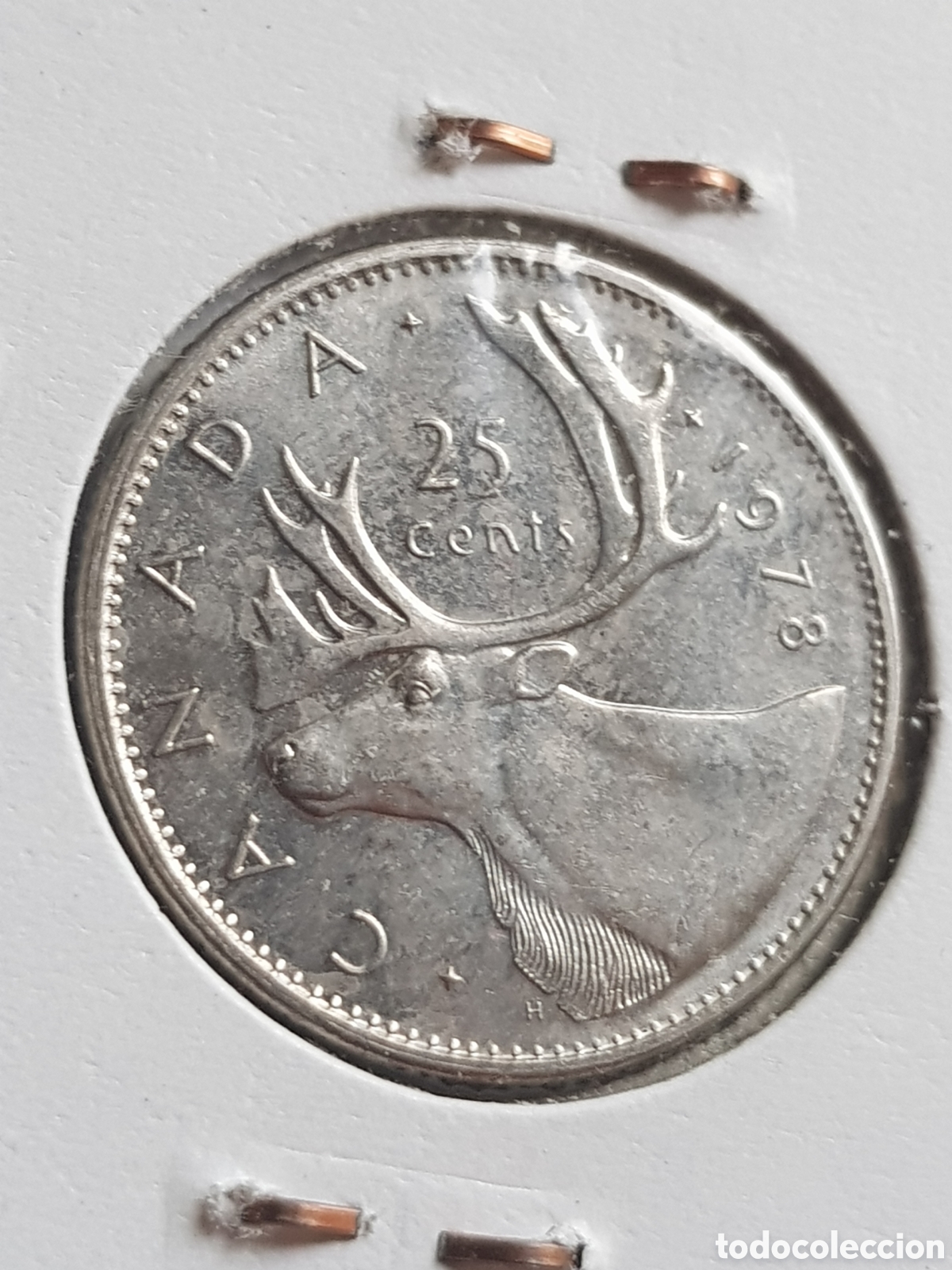 Monedas antiguas de Am&eacute;rica: 25 cents 1978 Canad&aacute; Dollar - Foto 4