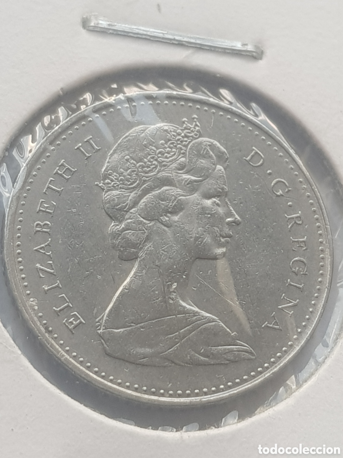 Monedas antiguas de Am&eacute;rica: 10 cents 1973 Canad&aacute; Dollar - Foto 2