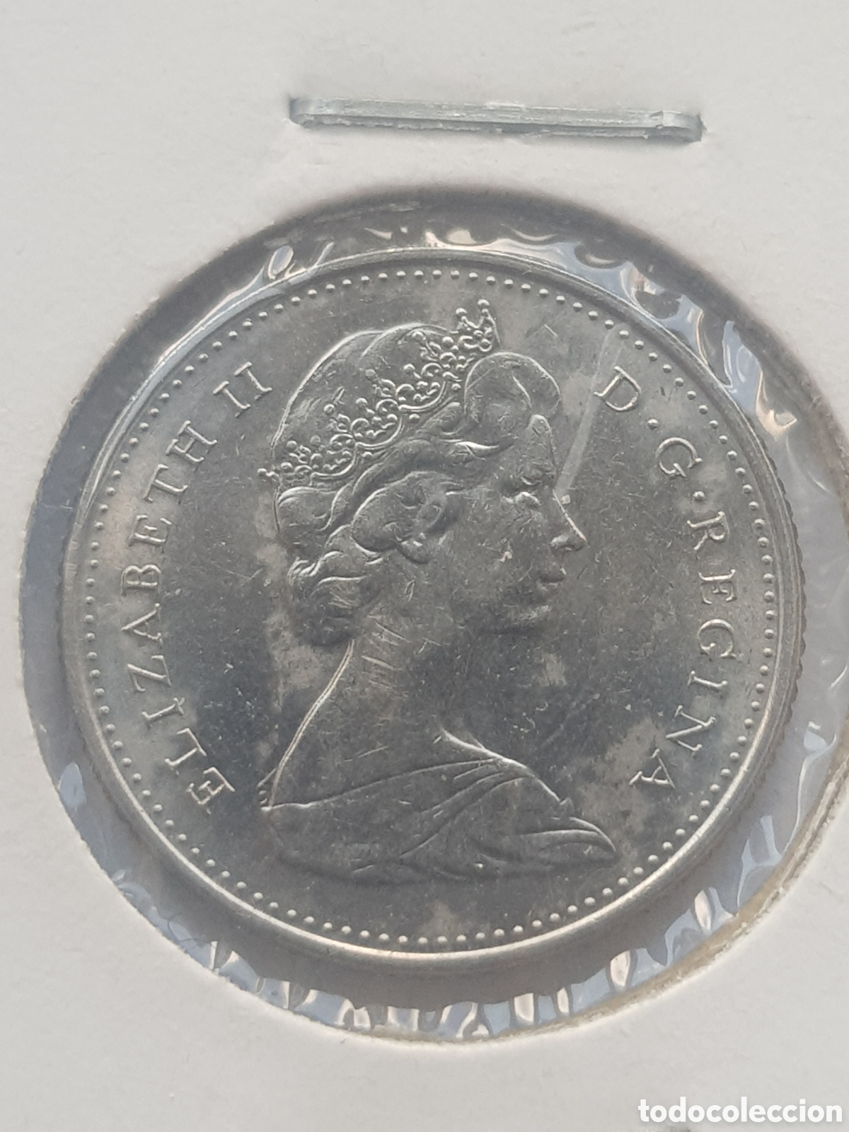 Monedas antiguas de Am&eacute;rica: 10 cents 1975 Canad&aacute; Dollar - Foto 1