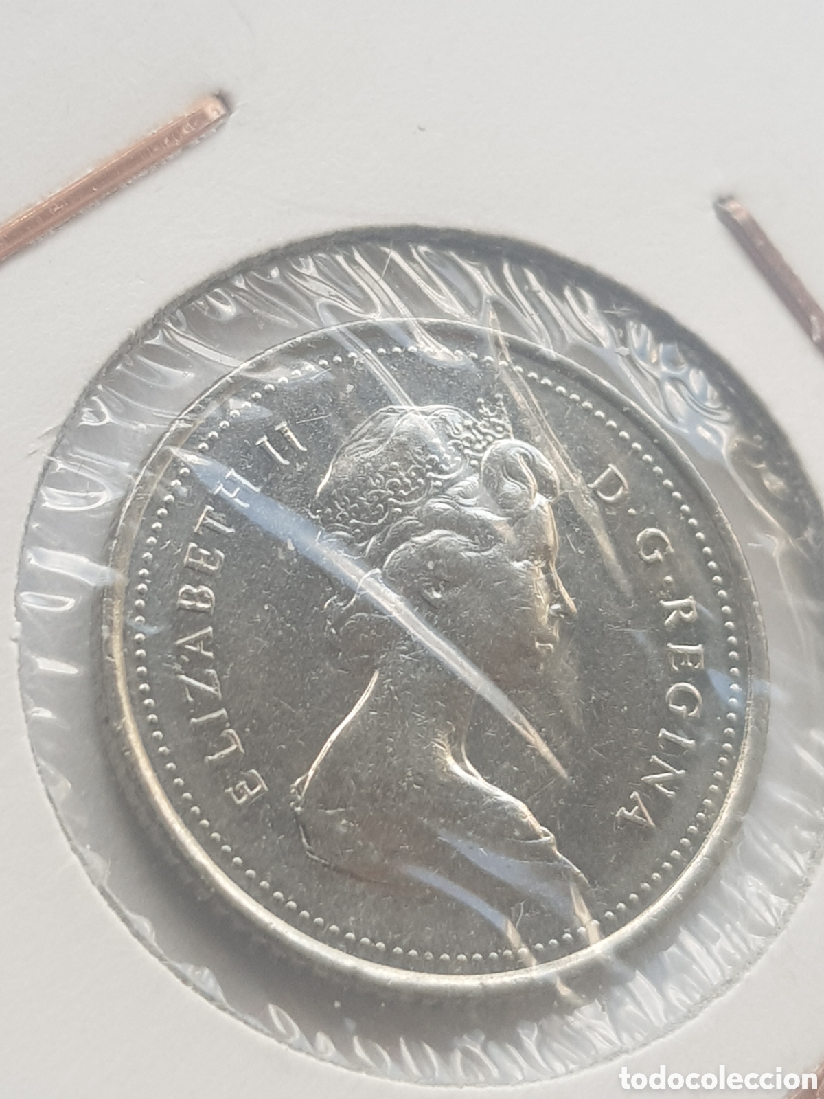 Monedas antiguas de Am&eacute;rica: 10 cents 1979 Canad&aacute; Dollar - Foto 2