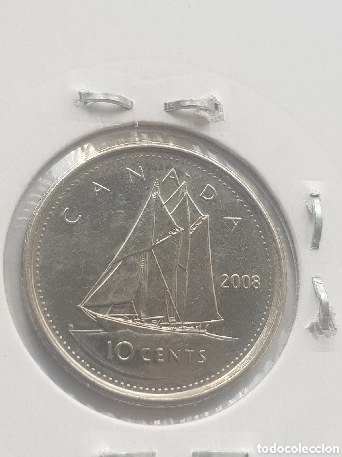 Monedas antiguas de Am&eacute;rica: 10 cents 2008 Canad&aacute; Dollar - Foto 4