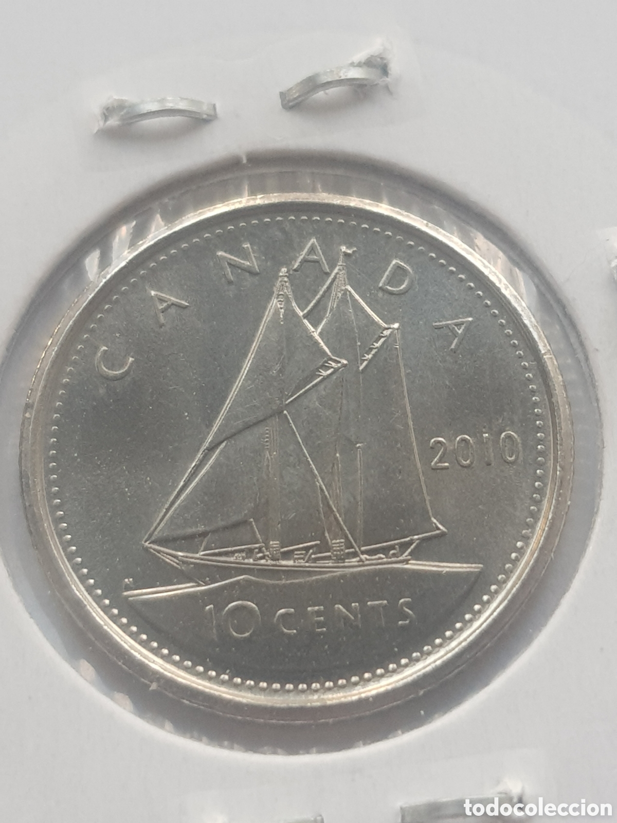 Monedas antiguas de Am&eacute;rica: 10 cents 2010 Canad&aacute; Dollar - Foto 3