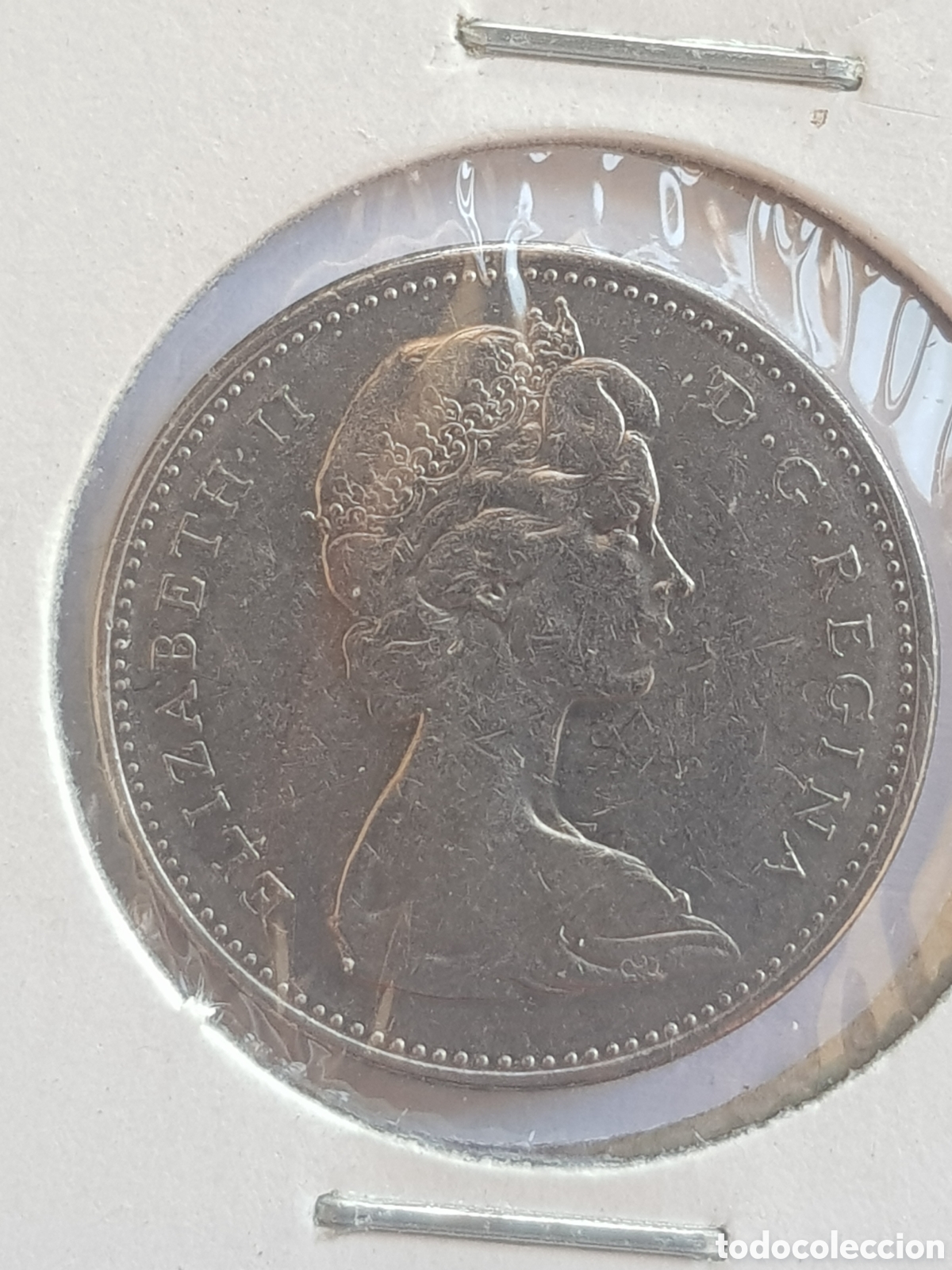 Monedas antiguas de Am&eacute;rica: 5 cents 1972 Canad&aacute; Dollar - Foto 1