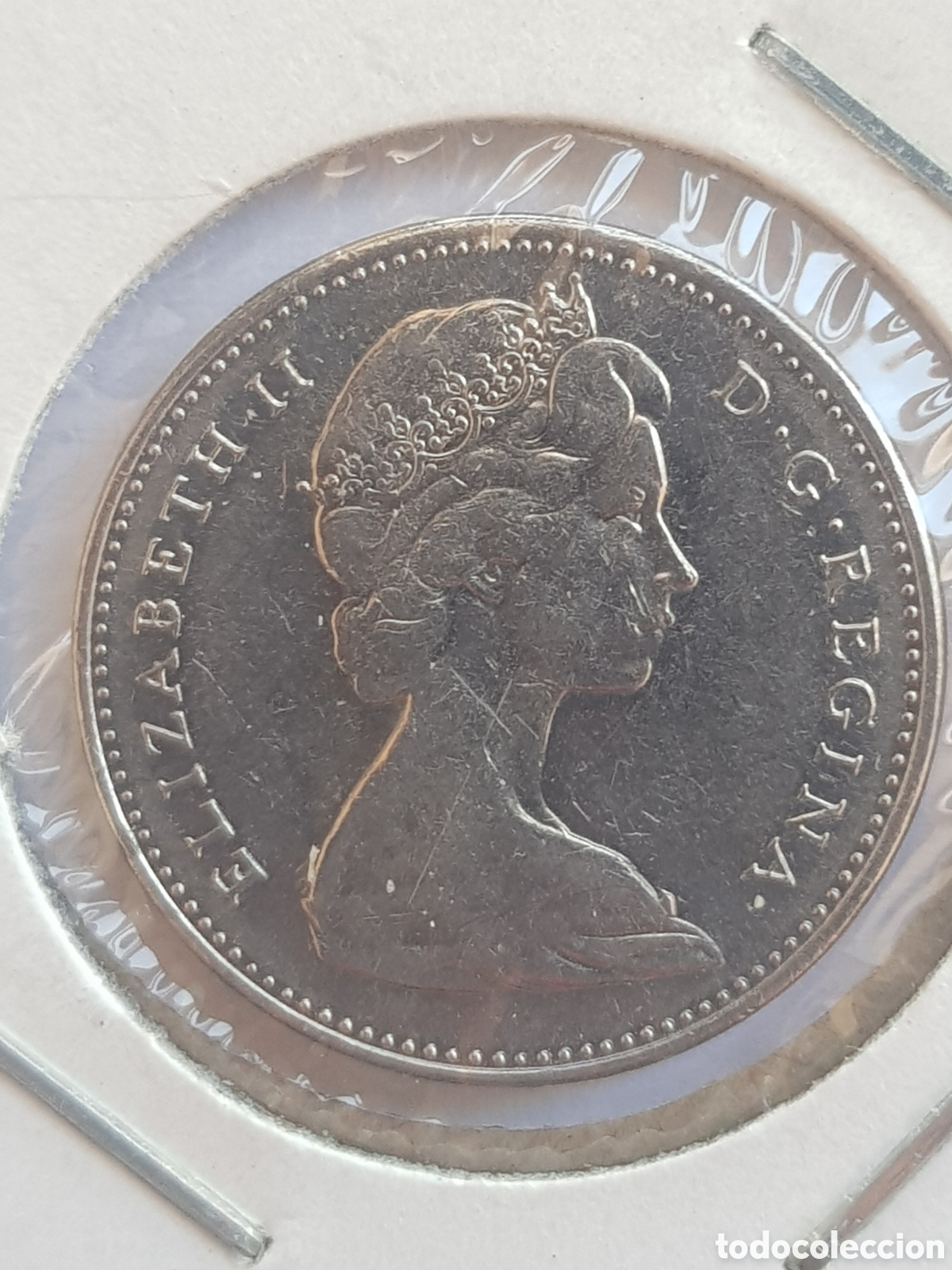 Monedas antiguas de Am&eacute;rica: 5 cents 1973 Canad&aacute; Dollar - Foto 1