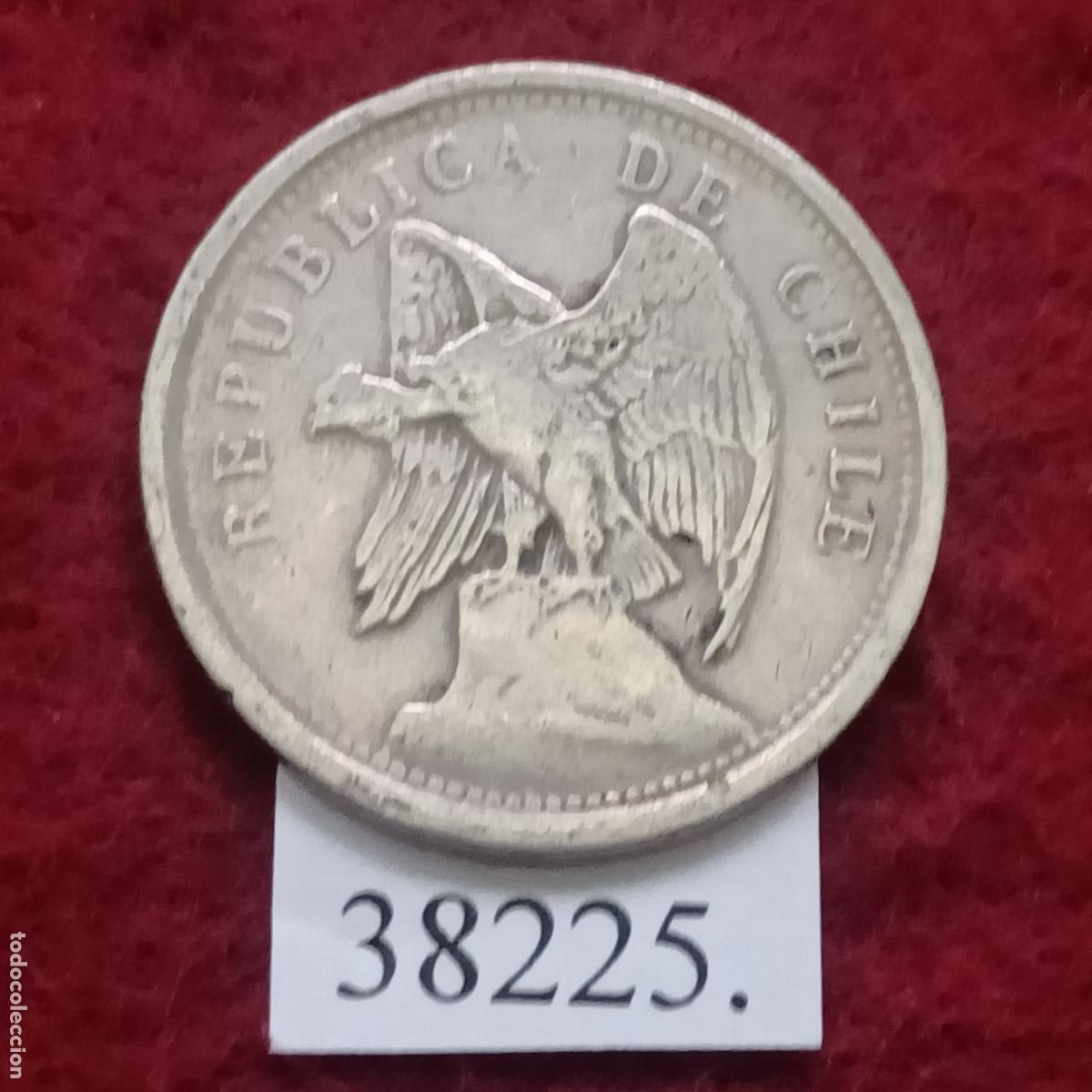 Monedas antiguas de Am&eacute;rica: Chile 20 centavos 1924, c&eacute;ntimos - Foto 1