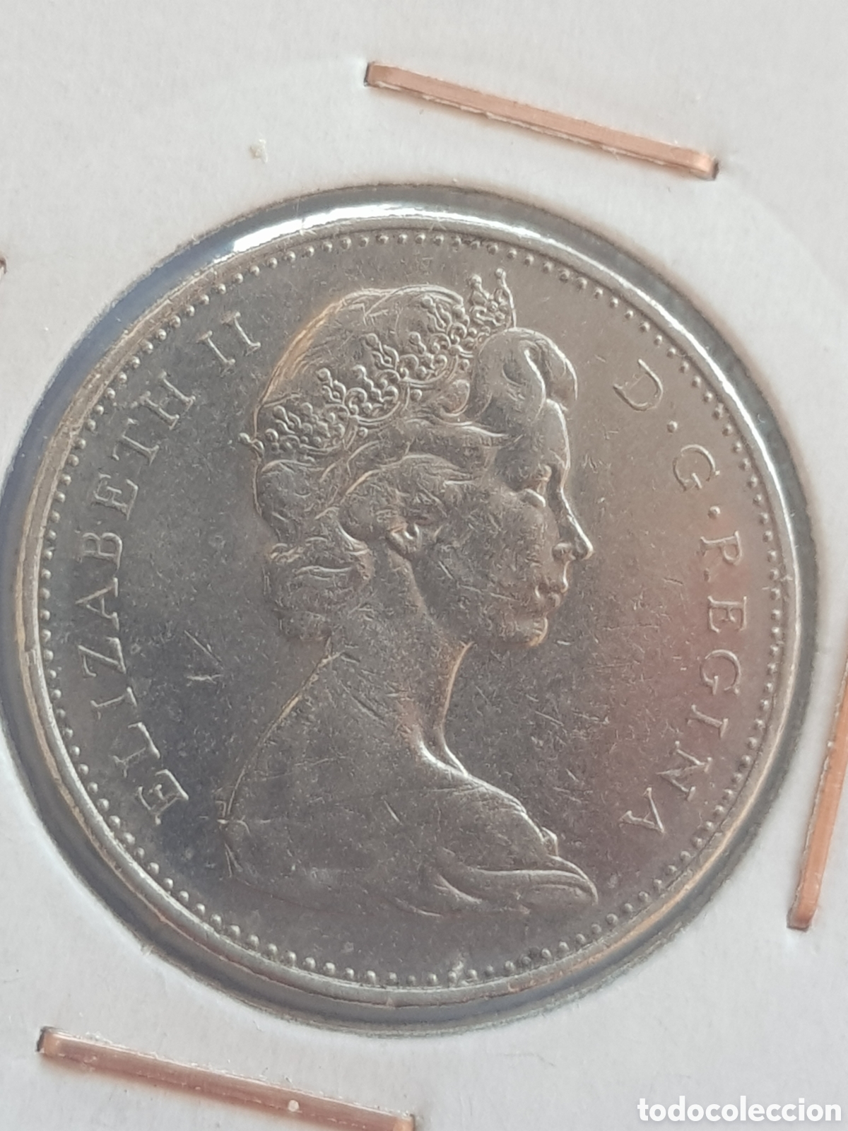Monedas antiguas de Am&eacute;rica: 5 cents 1978 Canad&aacute; Dollar - Foto 2