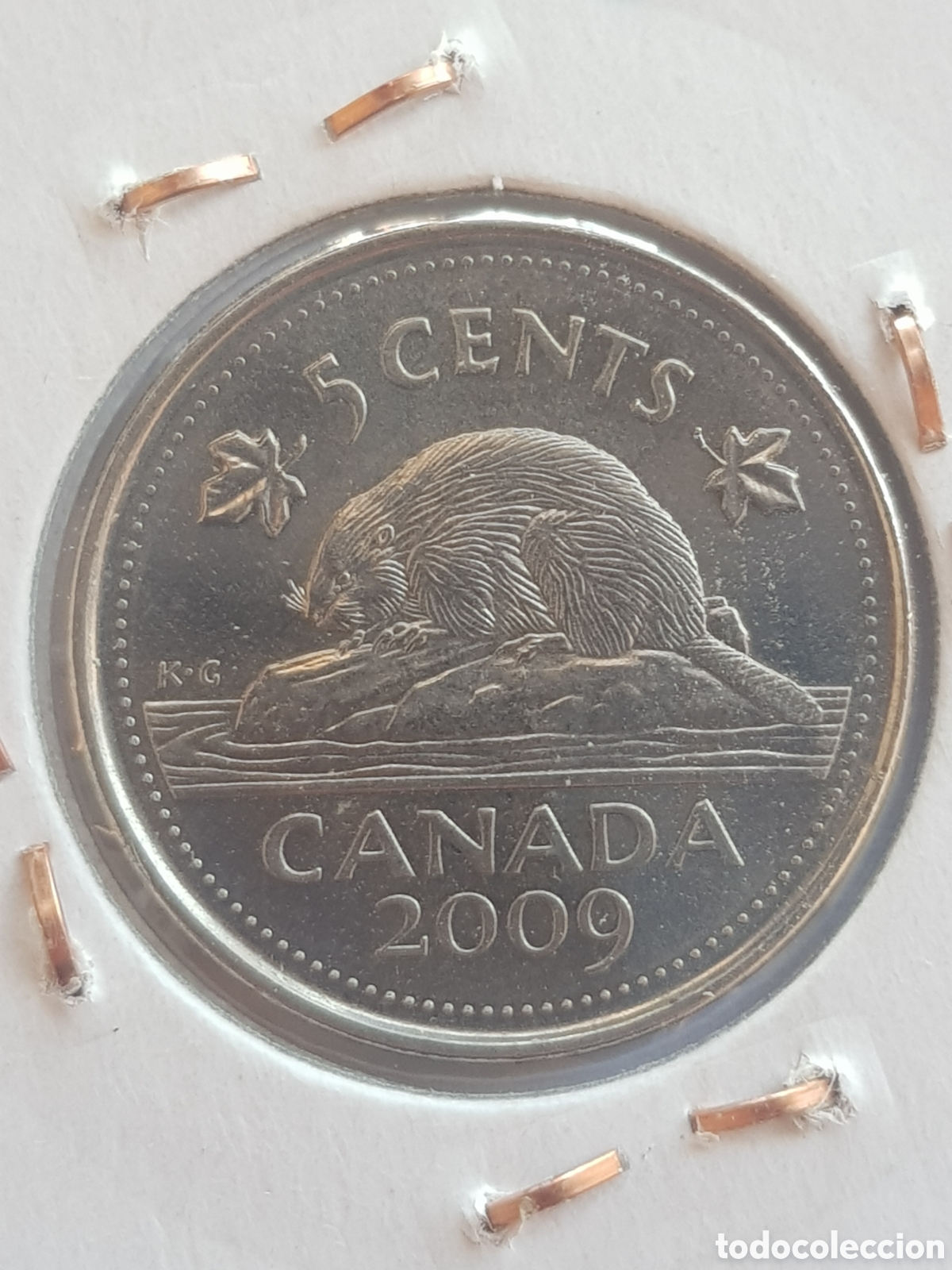 Monedas antiguas de Am&eacute;rica: 5 cents 2009 Canad&aacute; Dollar - Foto 3