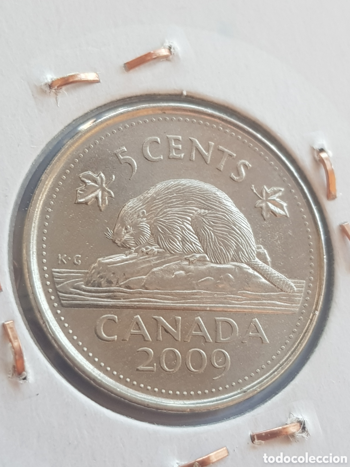 Monedas antiguas de Am&eacute;rica: 5 cents 2009 Canad&aacute; Dollar - Foto 4