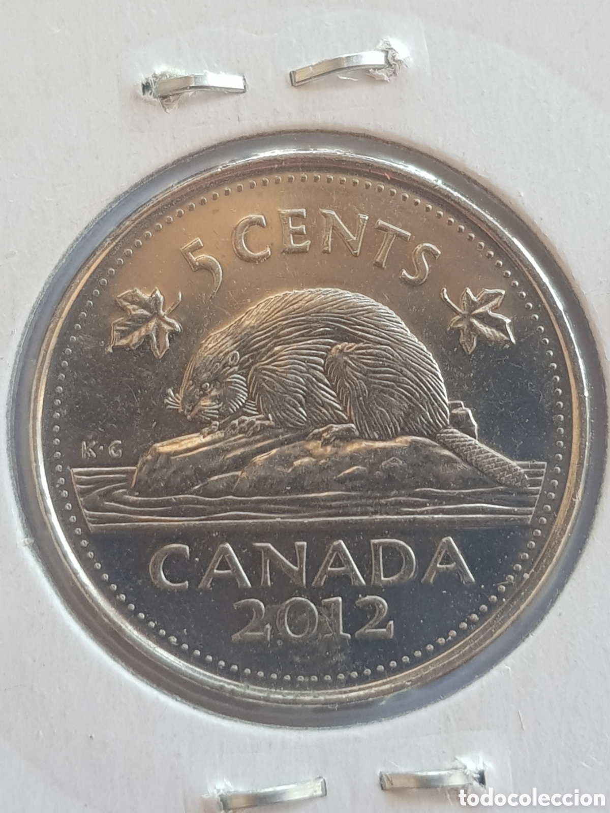 Monedas antiguas de Am&eacute;rica: 5 cents 2012 Canad&aacute; Dollar - Foto 3