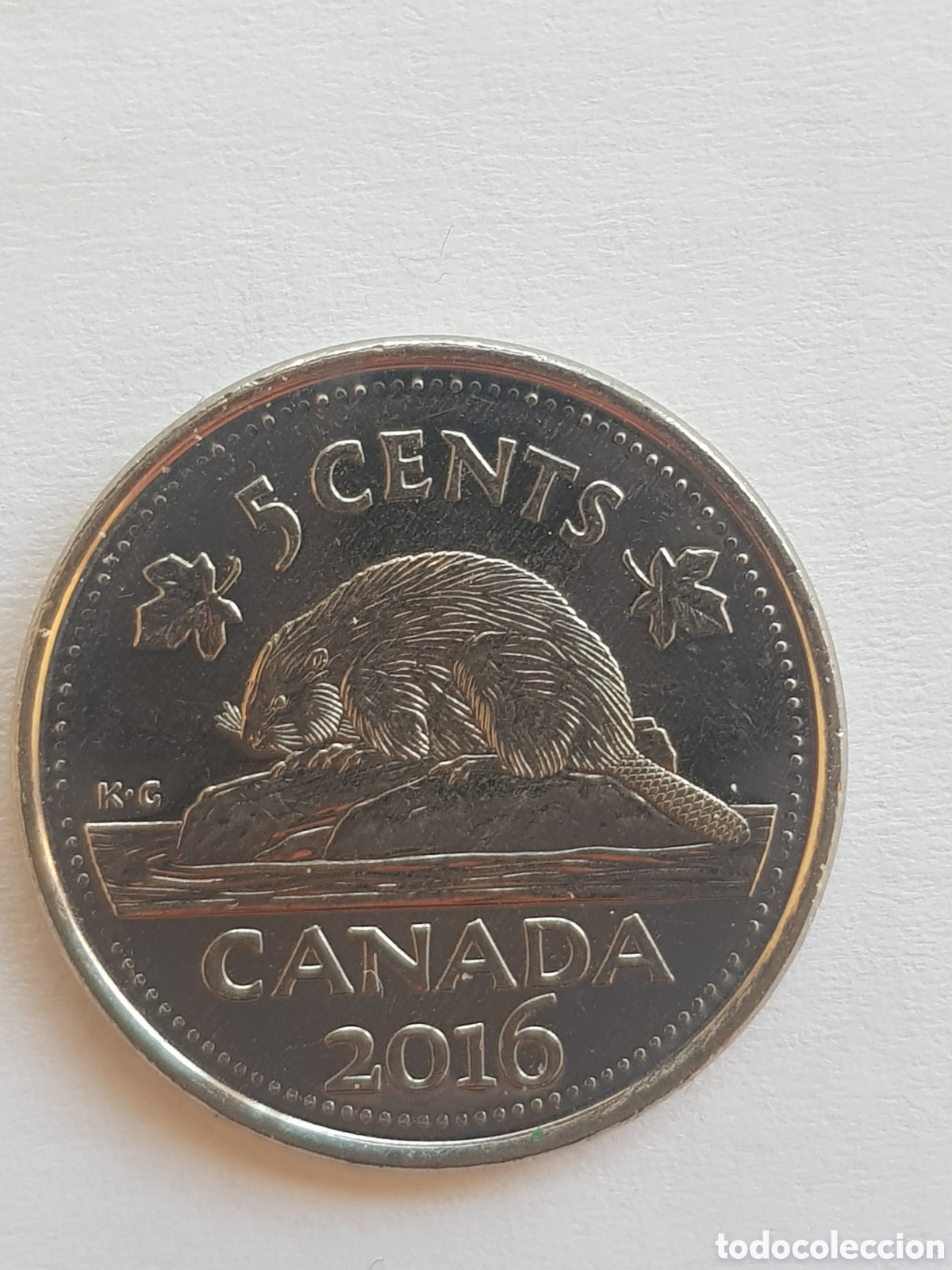Monedas antiguas de Am&eacute;rica: 5 cents 2016 Canad&aacute; Dollar - Foto 2