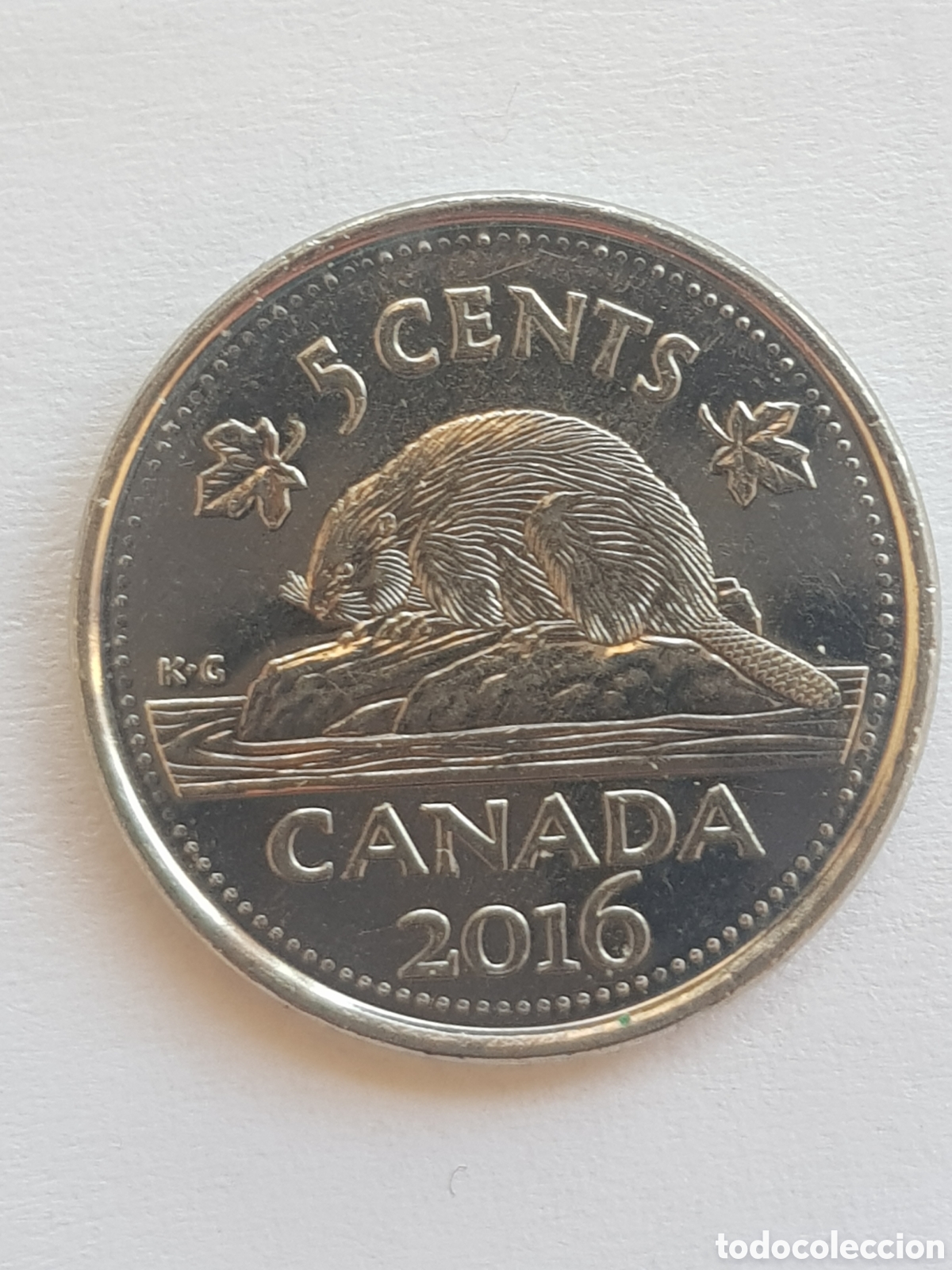 Monedas antiguas de Am&eacute;rica: 5 cents 2016 Canad&aacute; Dollar - Foto 1