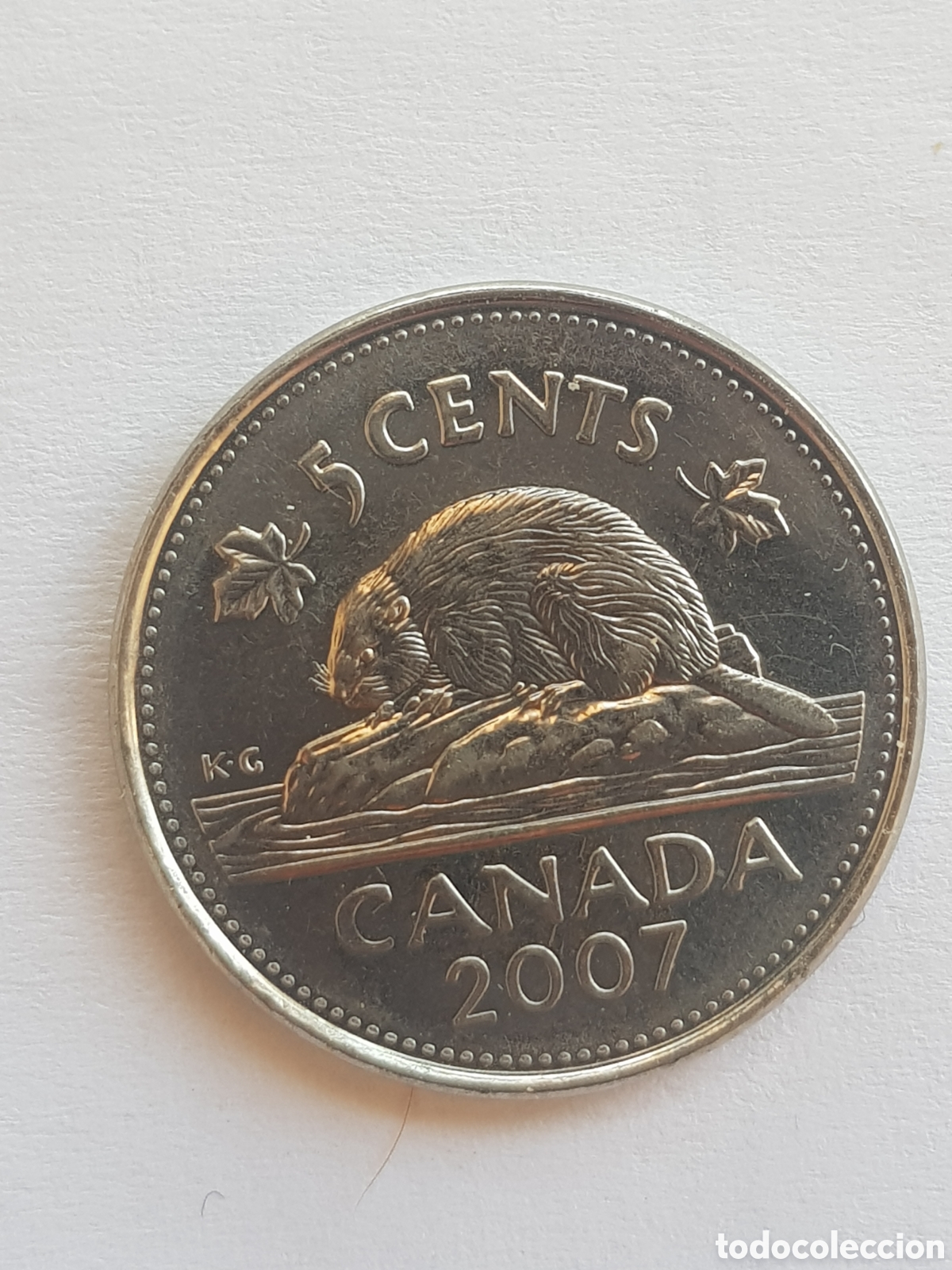 Monedas antiguas de Am&eacute;rica: 5 cents 2007 Canad&aacute; Dollar - Foto 2