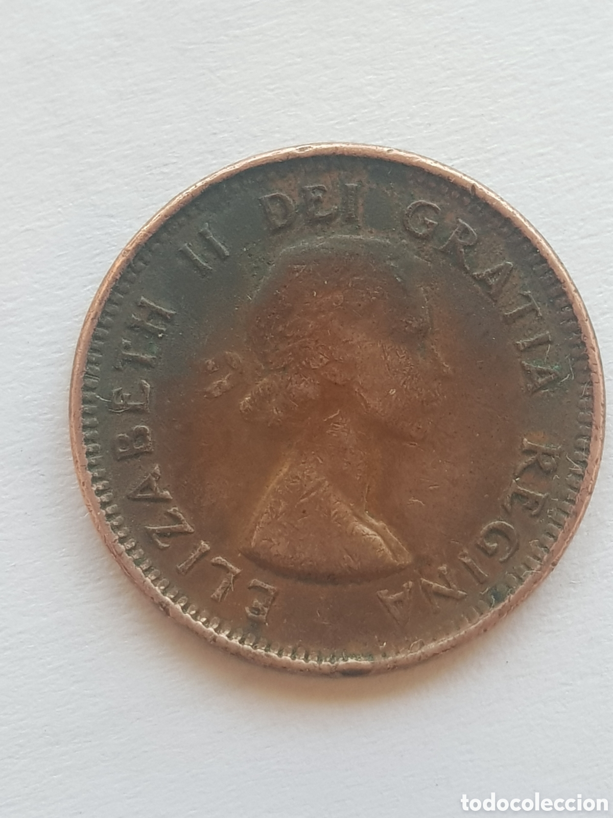 Monedas antiguas de Am&eacute;rica: 1 cent 1953 Canad&aacute; Dollar - Foto 1