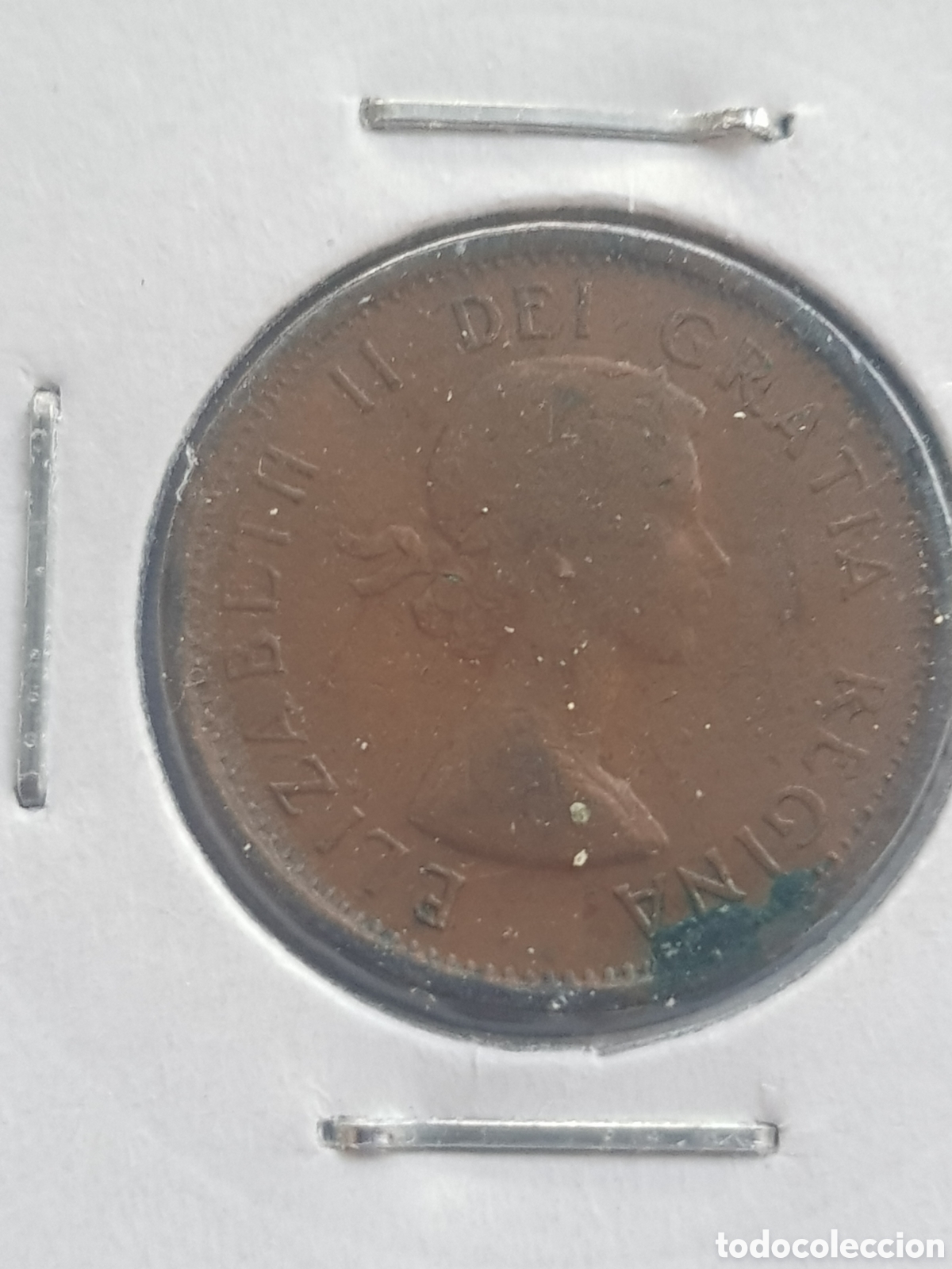 Monedas antiguas de Am&eacute;rica: 1 cent 1963 Canad&aacute; Dollar - Foto 1