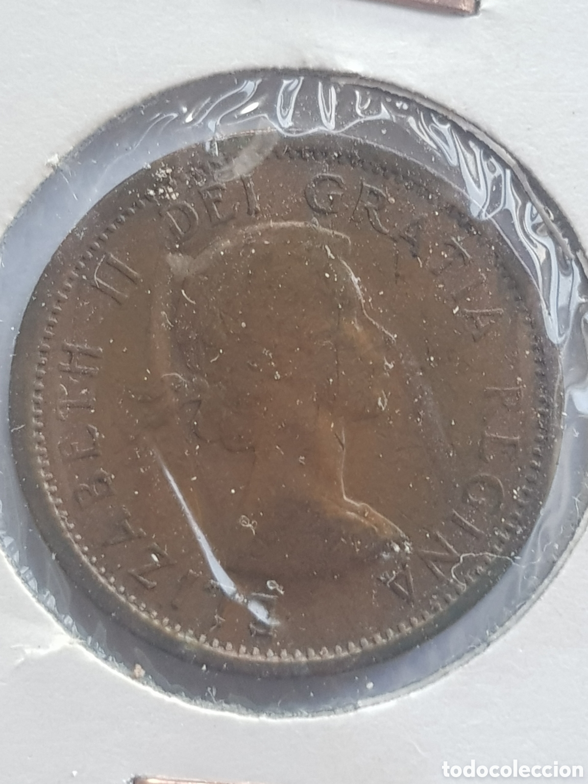 Monedas antiguas de Am&eacute;rica: 1 cent 1964 Canad&aacute; Dollar - Foto 1