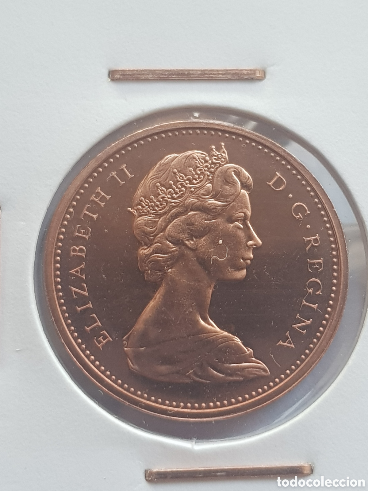 Monedas antiguas de Am&eacute;rica: 1 cent 1966 Canad&aacute; Dollar - Foto 1