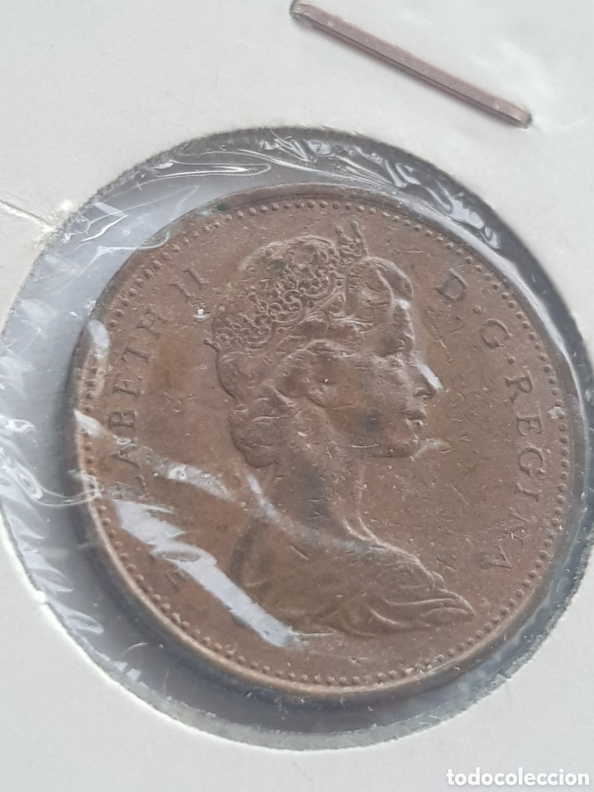 Monedas antiguas de Am&eacute;rica: 1 cent 1968 Canad&aacute; Dollar - Foto 2
