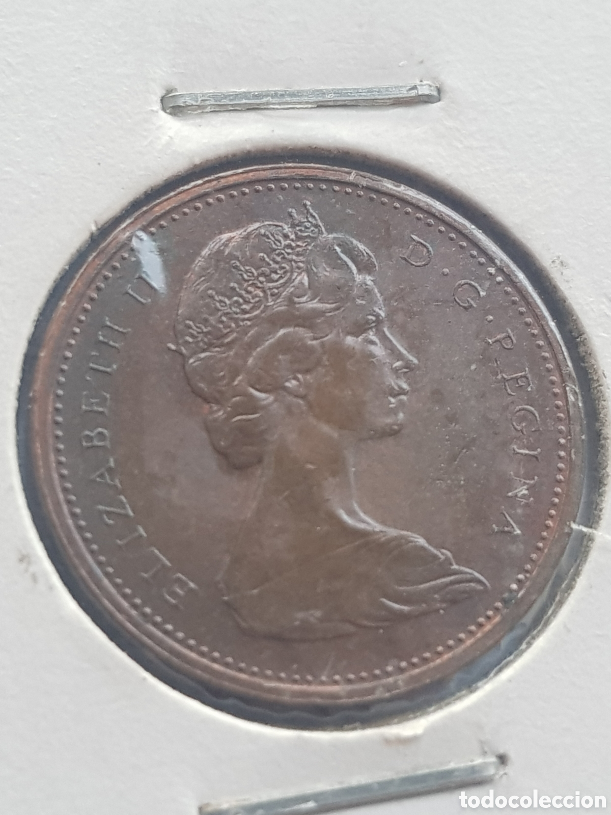 Monedas antiguas de Am&eacute;rica: 1 cent 1973 Canad&aacute; Dollar - Foto 2
