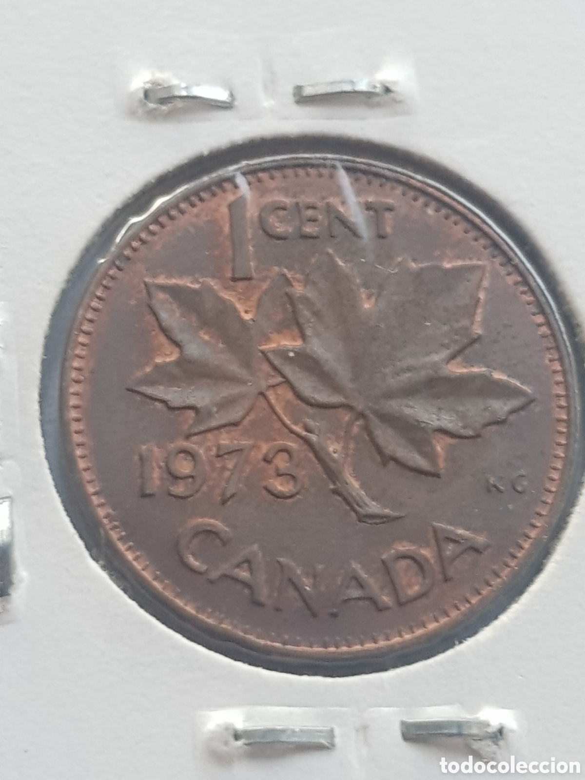 Monedas antiguas de Am&eacute;rica: 1 cent 1973 Canad&aacute; Dollar - Foto 4