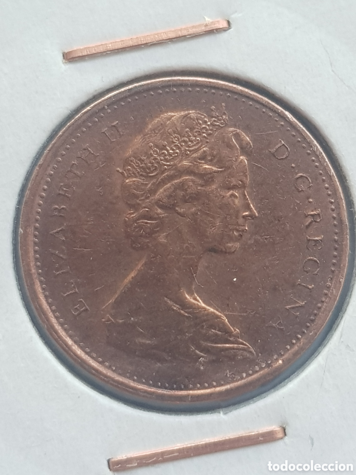 Monedas antiguas de Am&eacute;rica: 1 cent 1975 Canad&aacute; Dollar - Foto 1